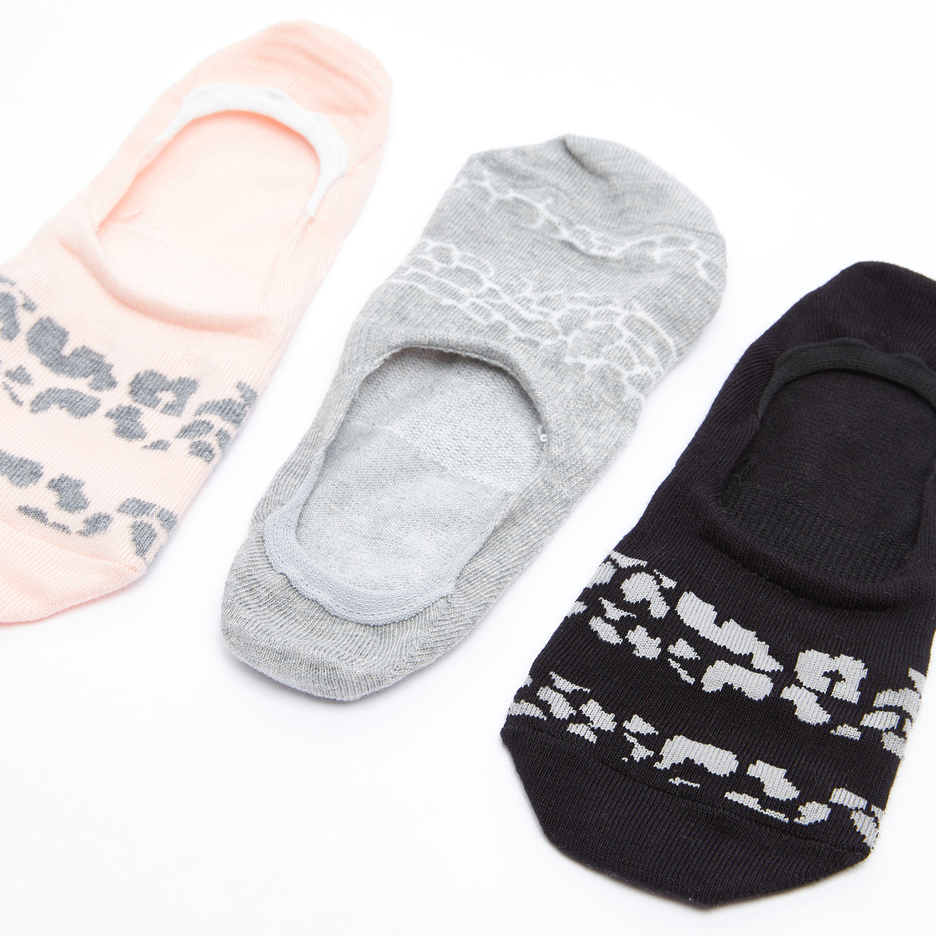 جوارب غير مرئية متنوّعة بطبعات- طقم من 3 أزواج-women-socksandstockings-image-2