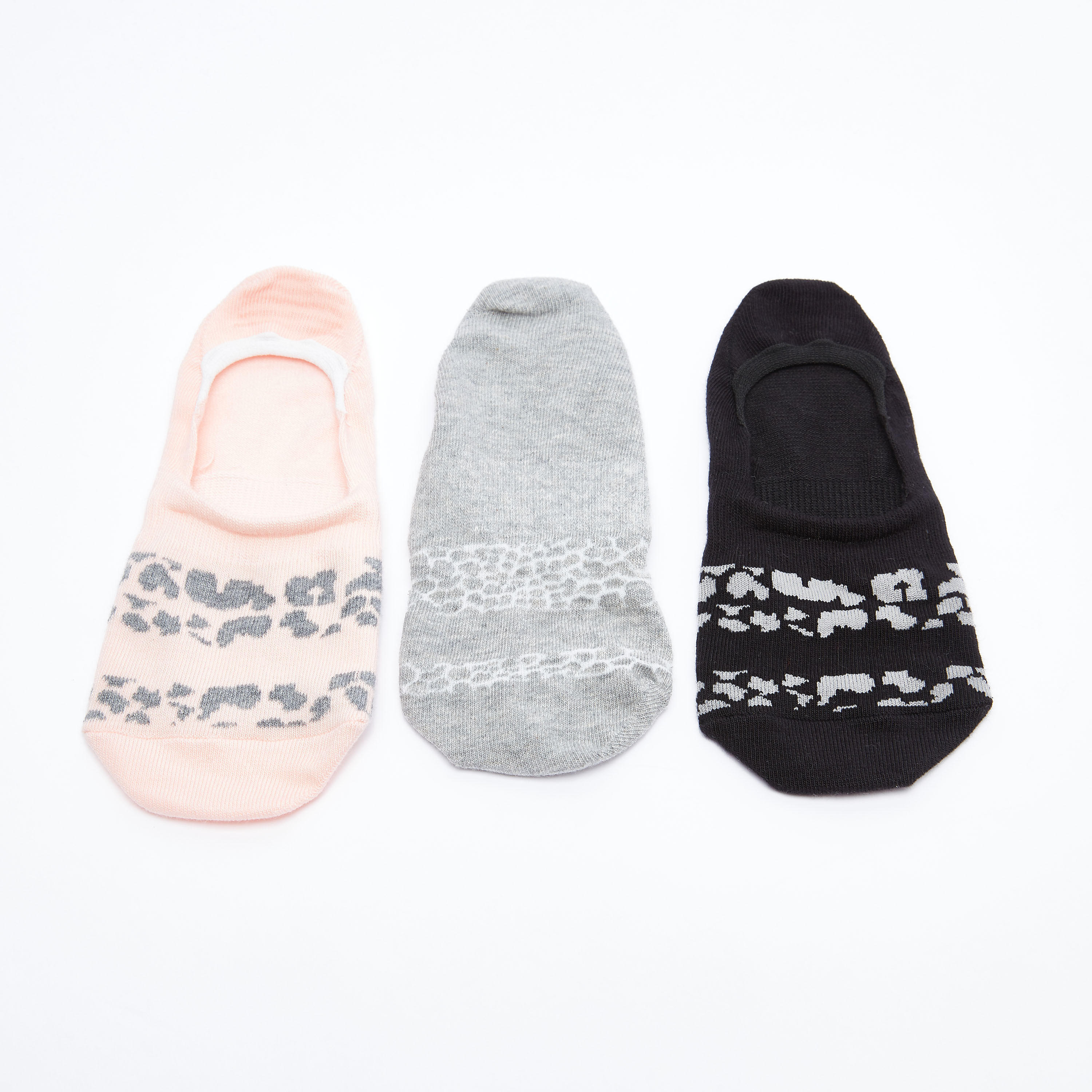 جوارب غير مرئية متنوّعة بطبعات- طقم من 3 أزواج-women-socksandstockings-image-1