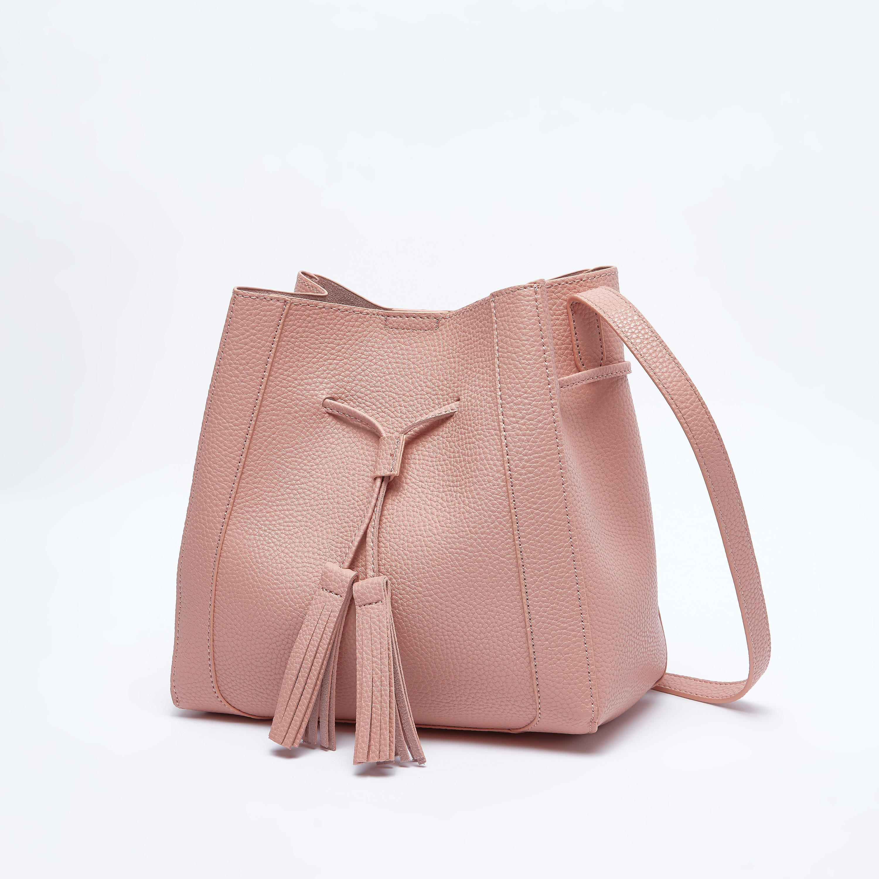 حقيبة يد بارزة الملمس برباط إغلاق-women-bagsandwallets-handbags-image-4