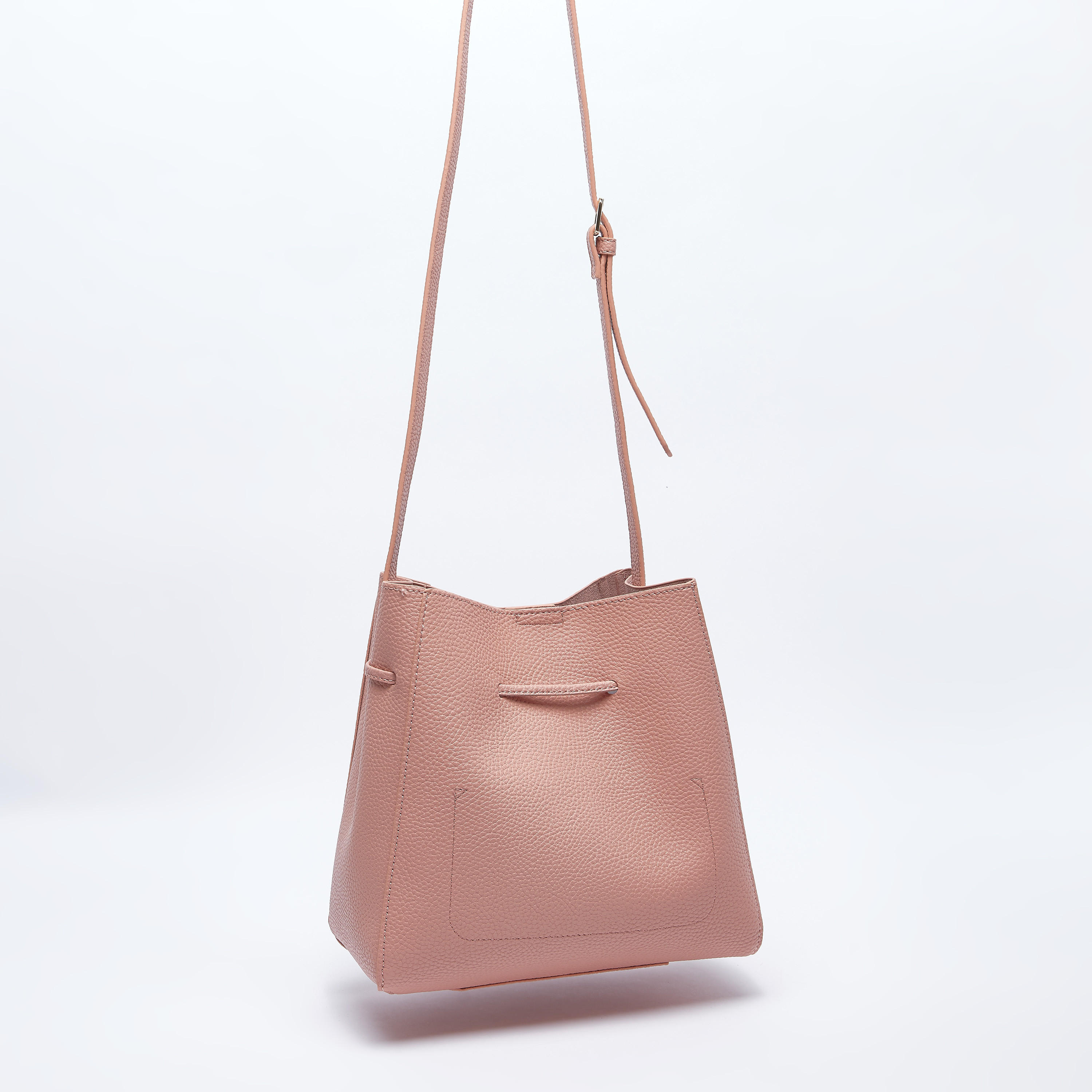 حقيبة يد بارزة الملمس برباط إغلاق-women-bagsandwallets-handbags-image-2