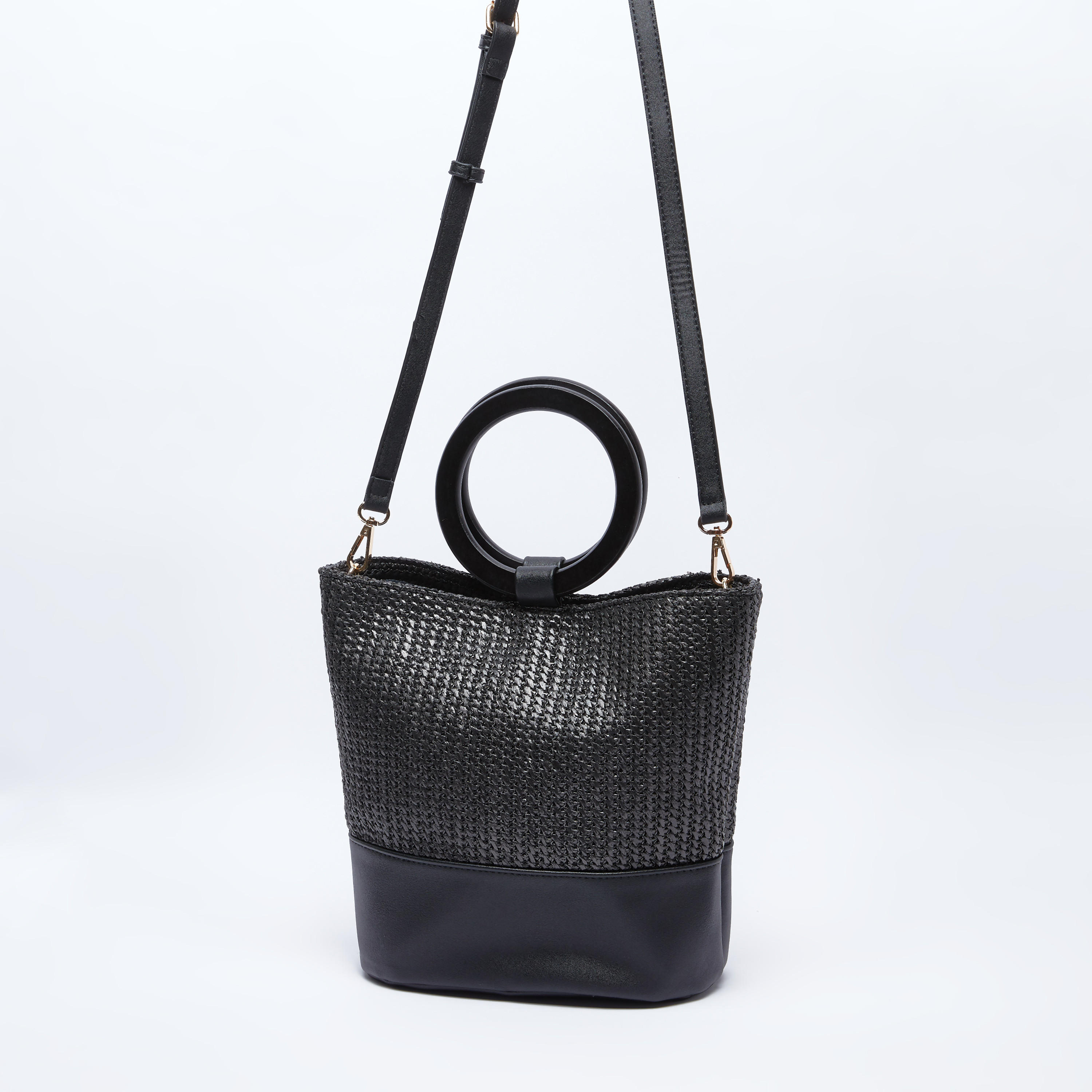 شنطة توتي بارزة الملمس بزر مغناطيسي وحمّالة قابلة للفصل-women-bagsandwallets-handbags-image-3