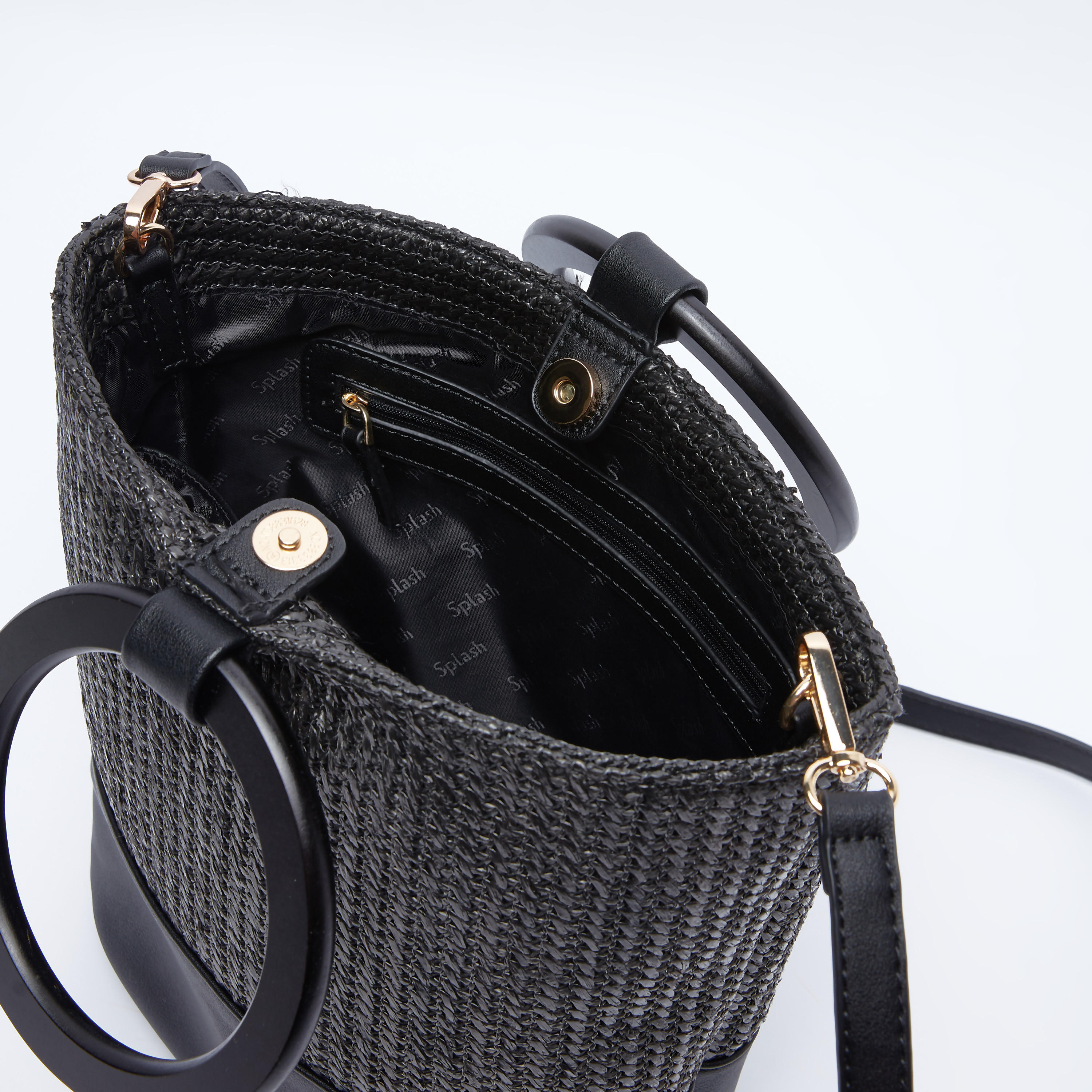 شنطة توتي بارزة الملمس بزر مغناطيسي وحمّالة قابلة للفصل-women-bagsandwallets-handbags-image-4