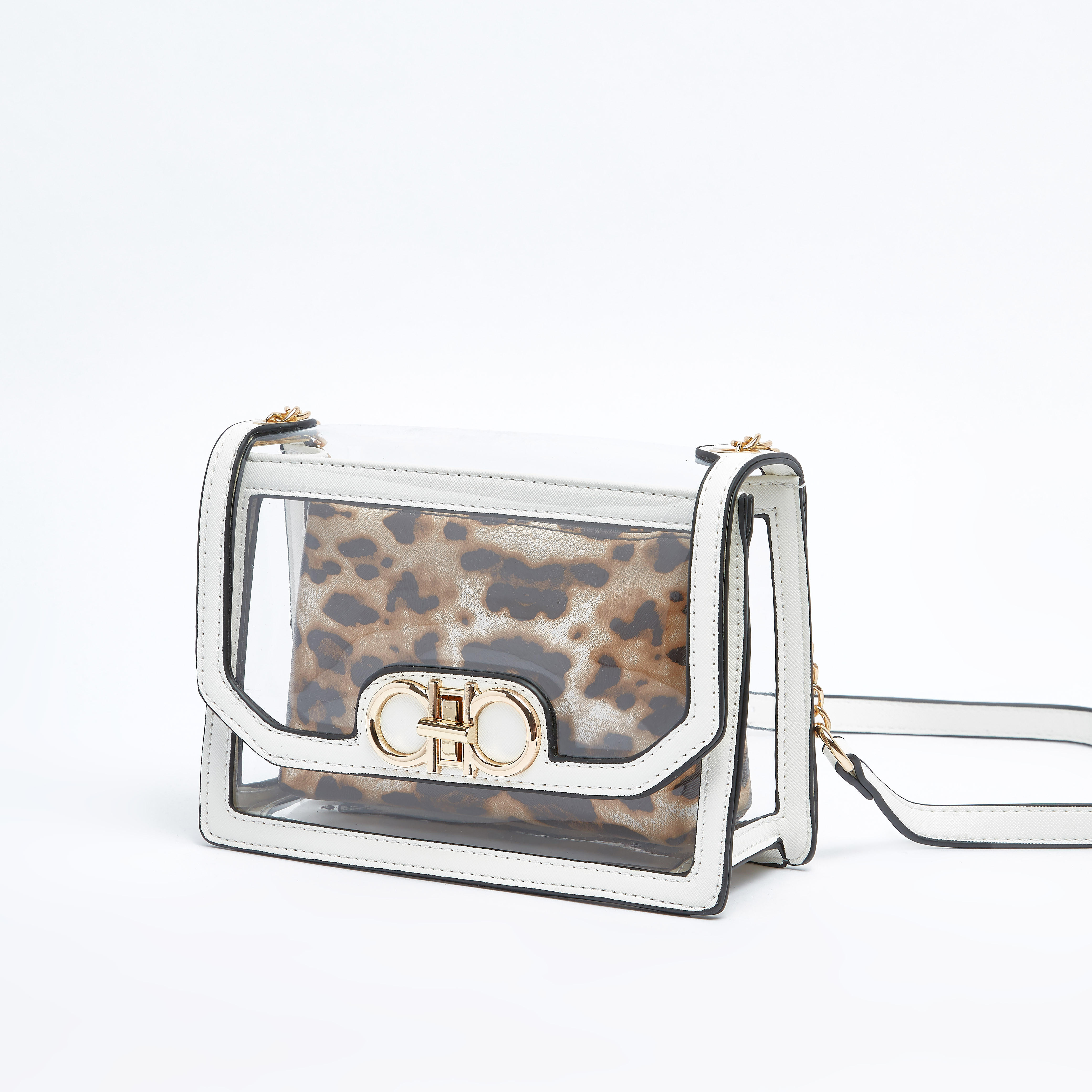شنطة بحمّالة  شفّافة مع شنطة صغيرة بطبعات حيوان-women-bagsandwallets-handbags-image-1