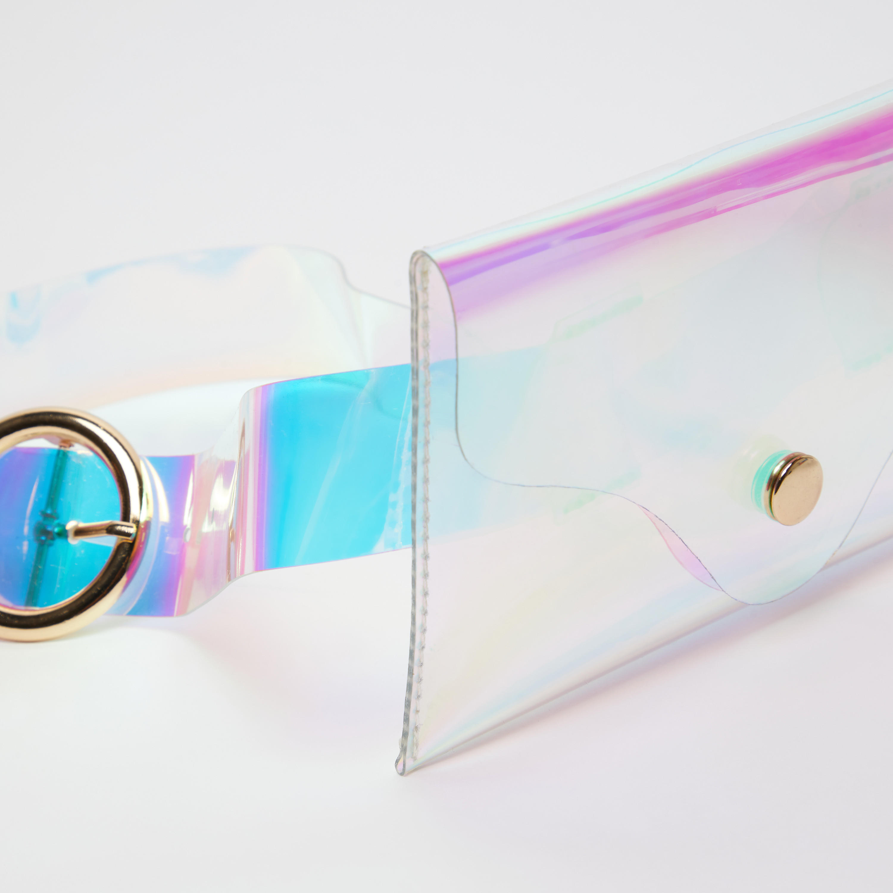 See Through Fanny Pack with Pin Buckle Closure-women-bagsandwallets-handbags-image-3