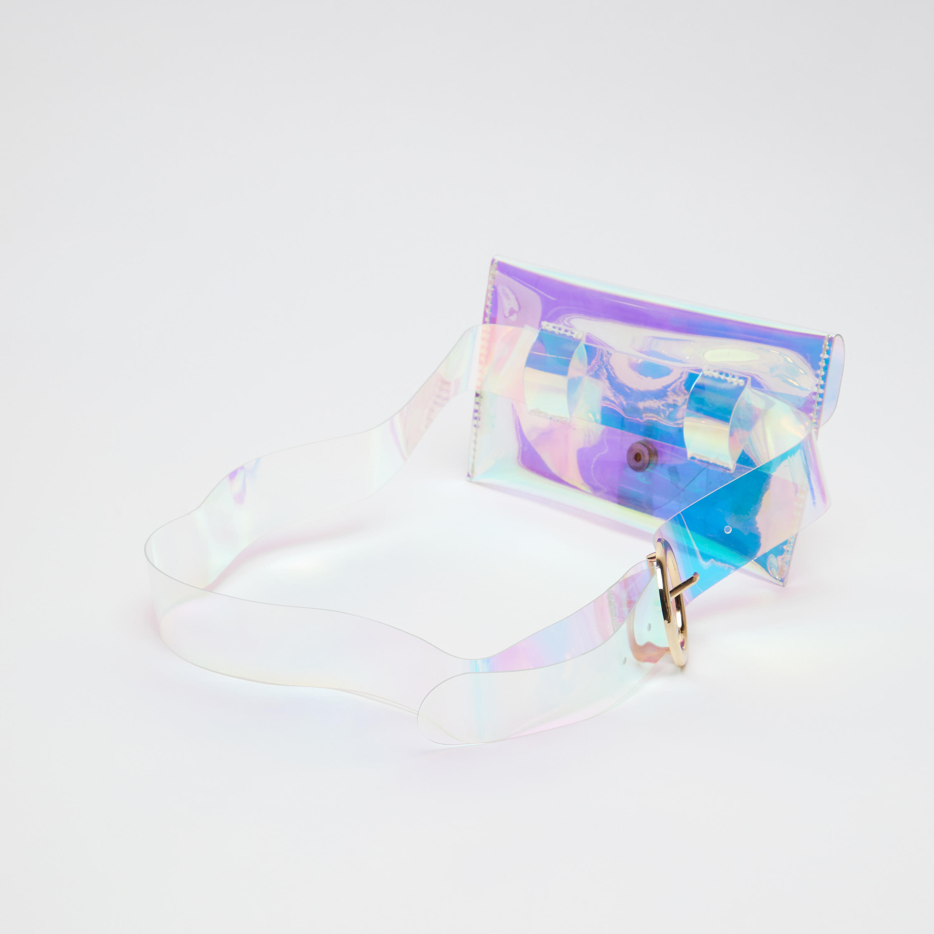 See Through Fanny Pack with Pin Buckle Closure-women-bagsandwallets-handbags-image-4