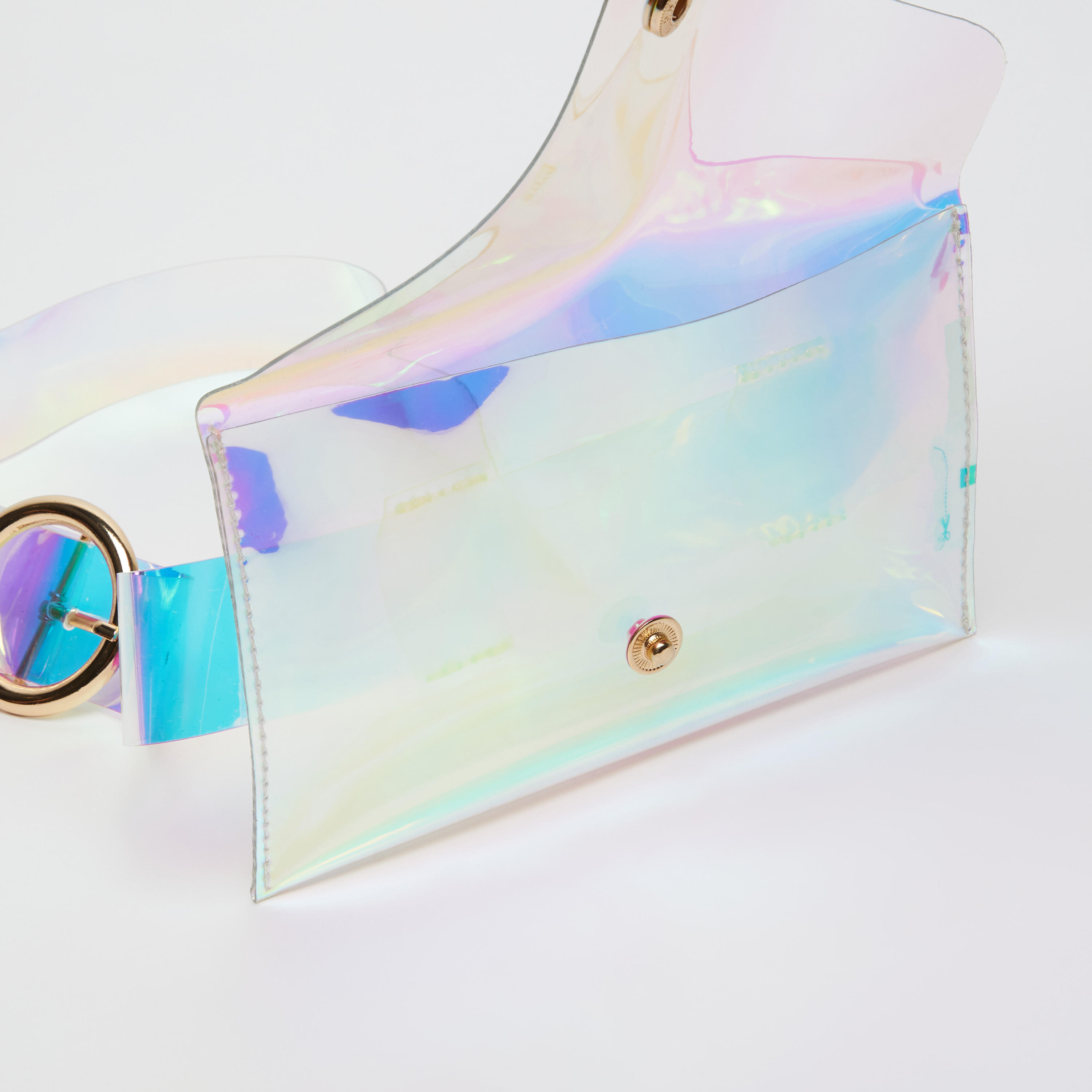 See Through Fanny Pack with Pin Buckle Closure-women-bagsandwallets-handbags-image-5