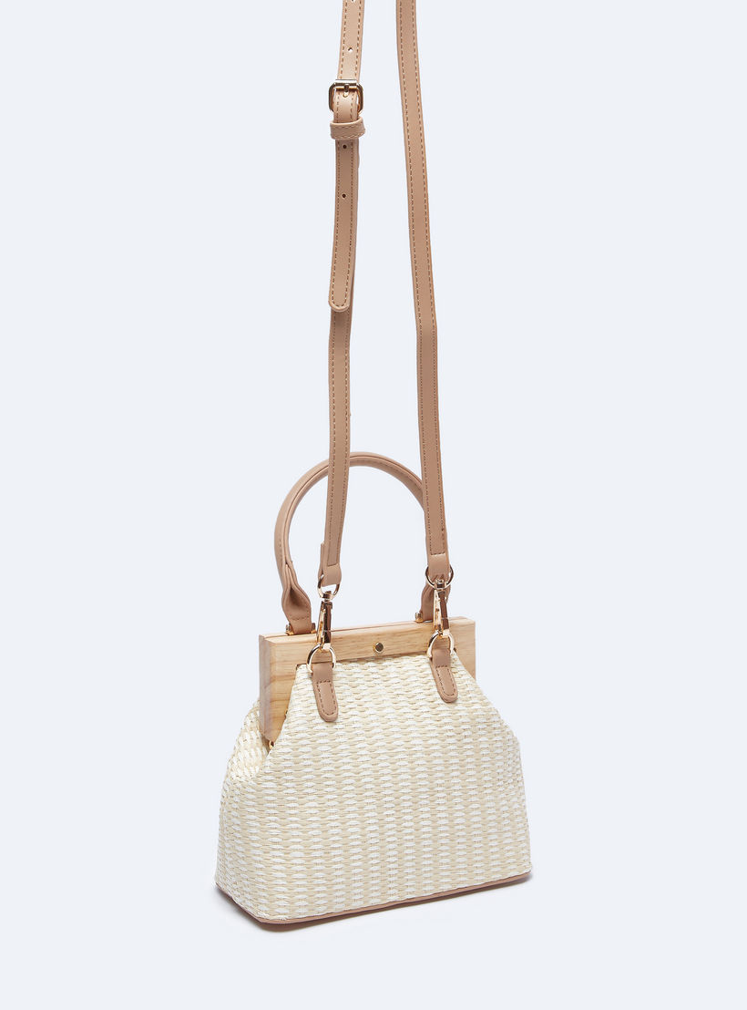 شنطة كروس بودي بارزة الملمس بحمّالات قابلة للفصل ومقابض مزدوجة-women-bagsandwallets-handbags-image-3