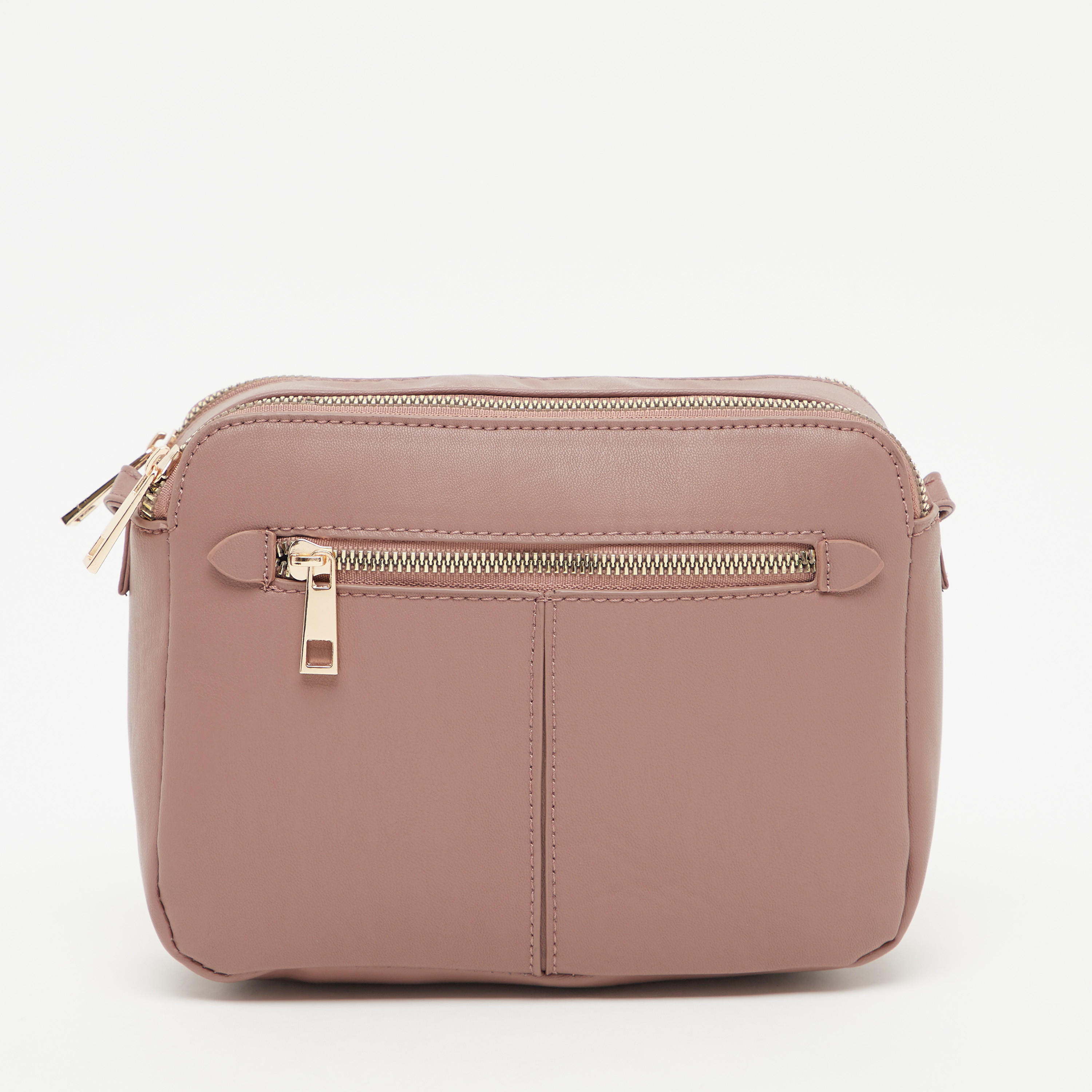 Solid Crossbody Bag with Adjustable Shoulder Strap-women-bagsandwallets-handbags-image-1