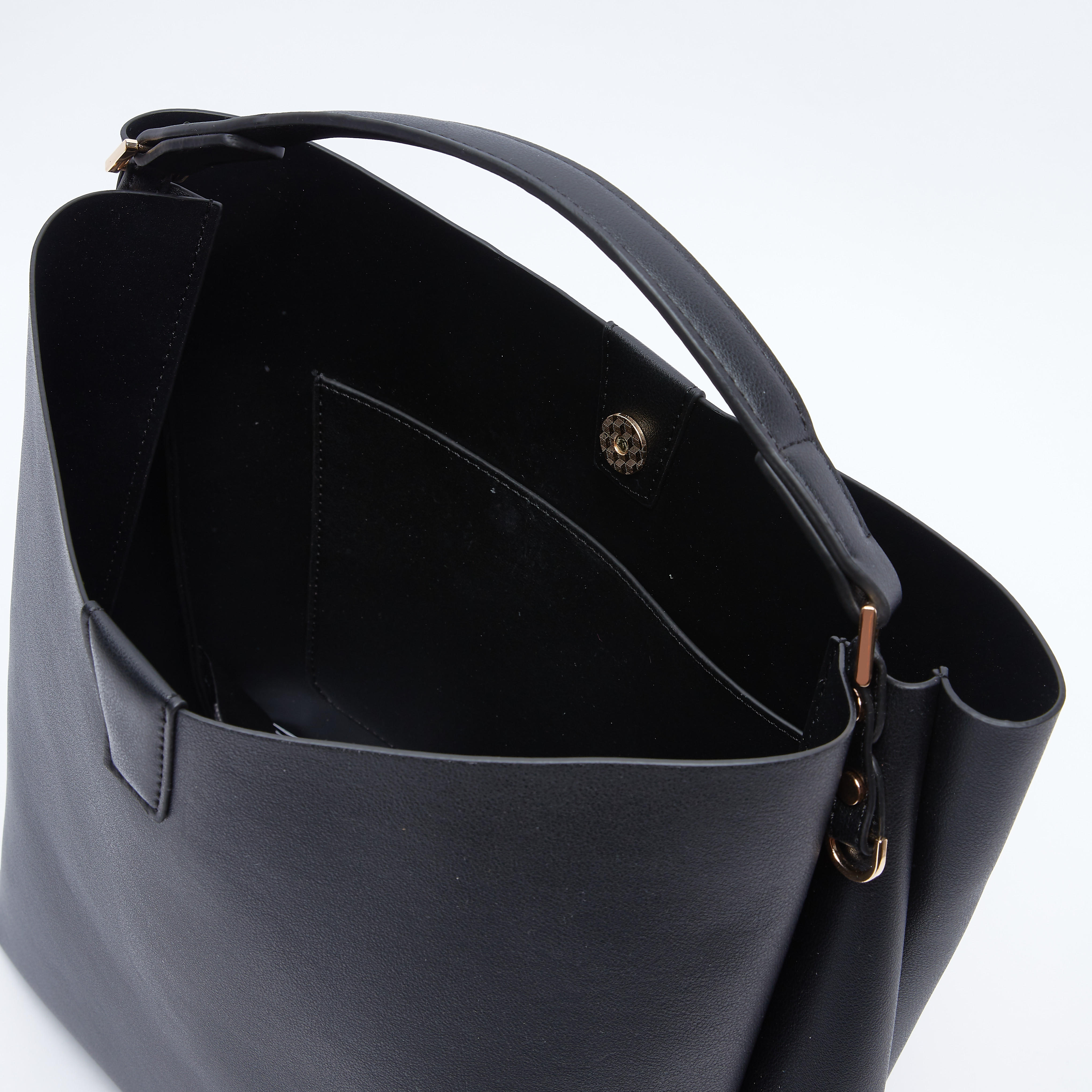 شنطة هوبو سادة بزر إغلاق مغناطيسي ومقبض-women-bagsandwallets-handbags-image-1