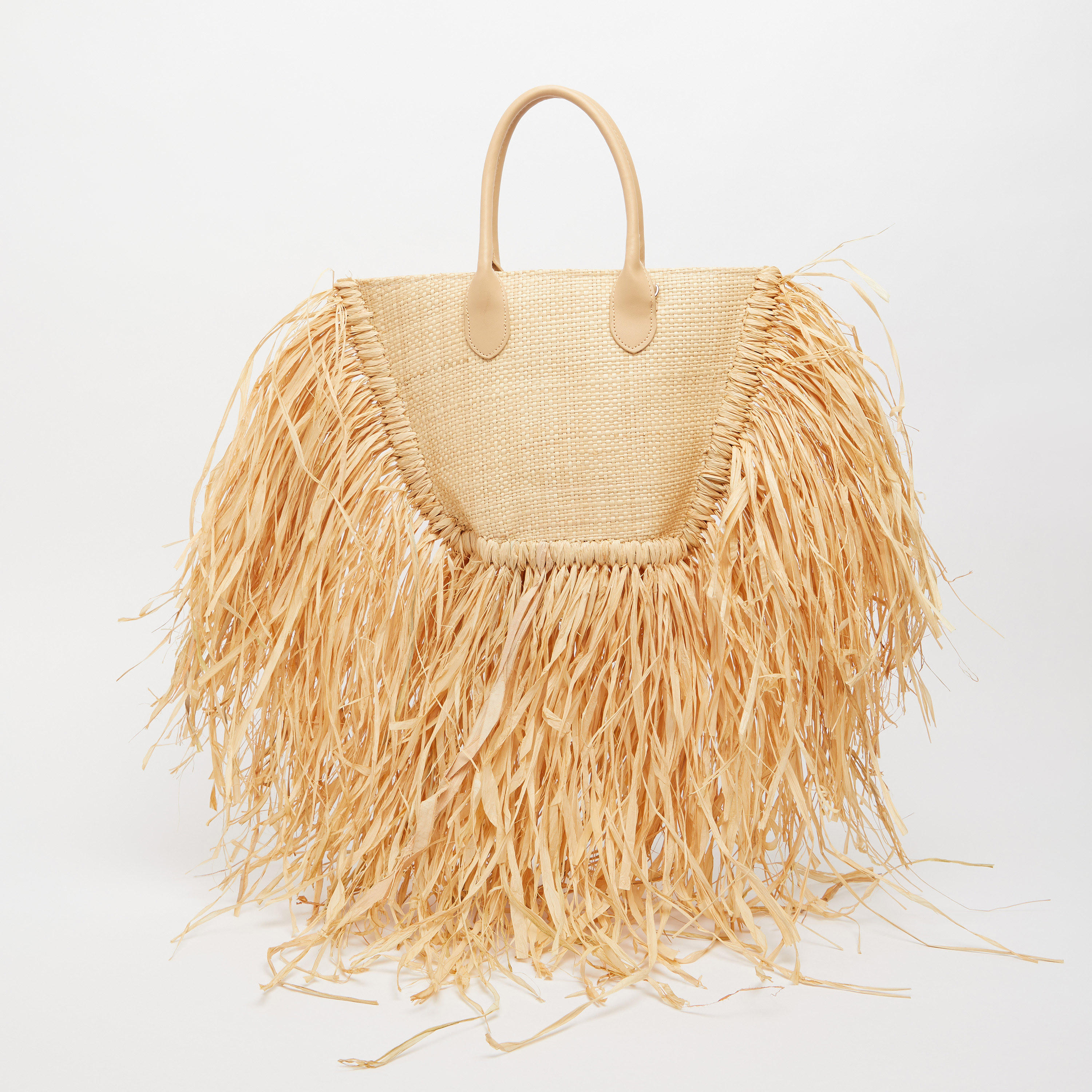 شنطة توتي بارز الملمس بمقابض مزدوجة وشراشيب-women-bagsandwallets-handbags-image-1