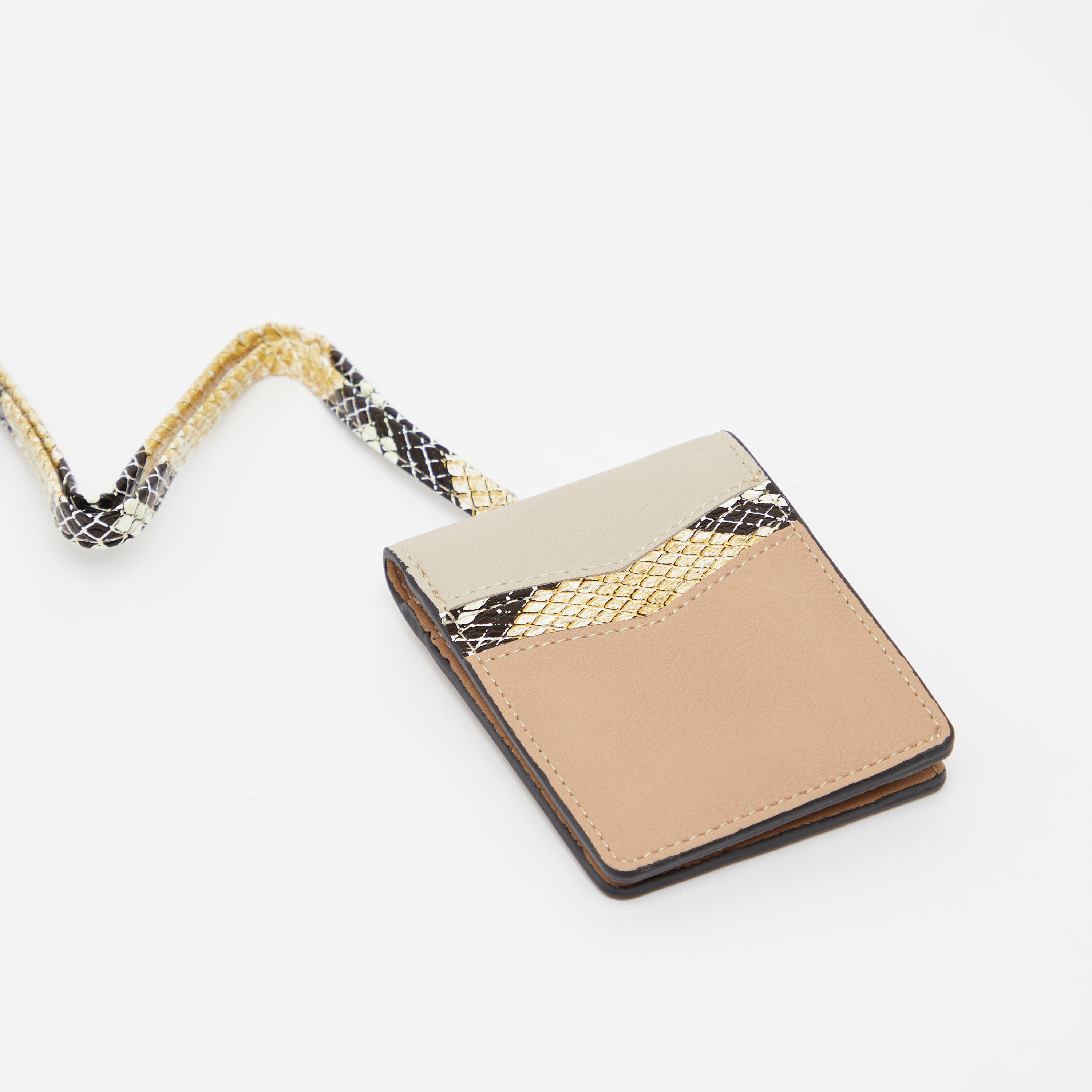 محفظة بارزة الملمس بطيّة مزدوجة وزر إغلاق-women-bagsandwallets-wallets-image-3