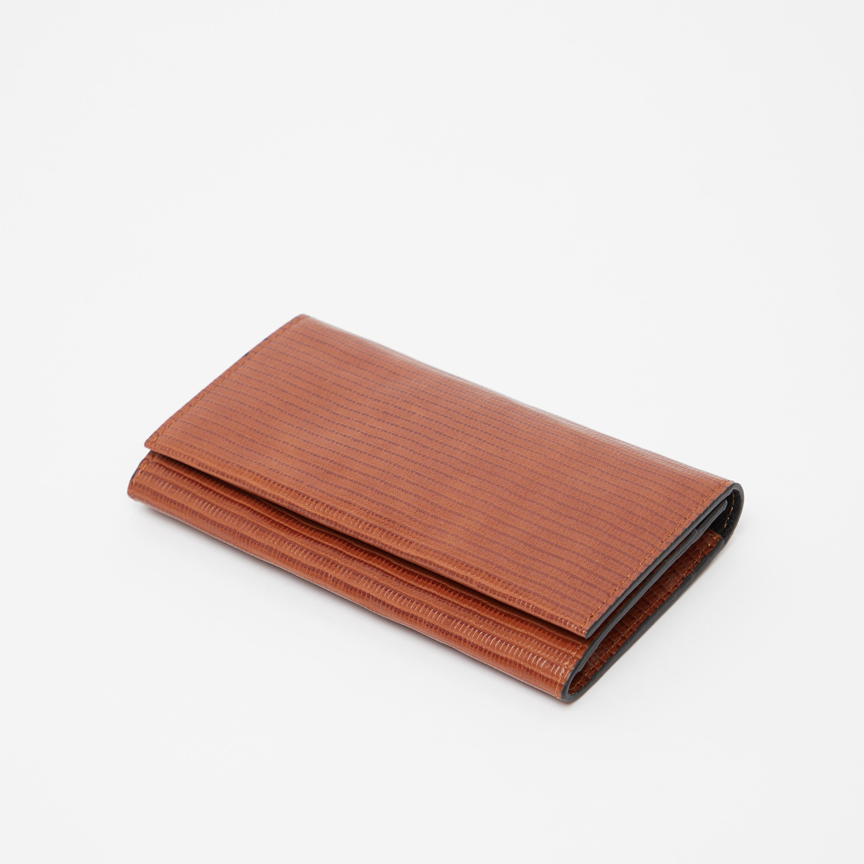 محفظة طويلة مخططة بإغلاق مغناطيسي-women-bagsandwallets-wallets-image-1