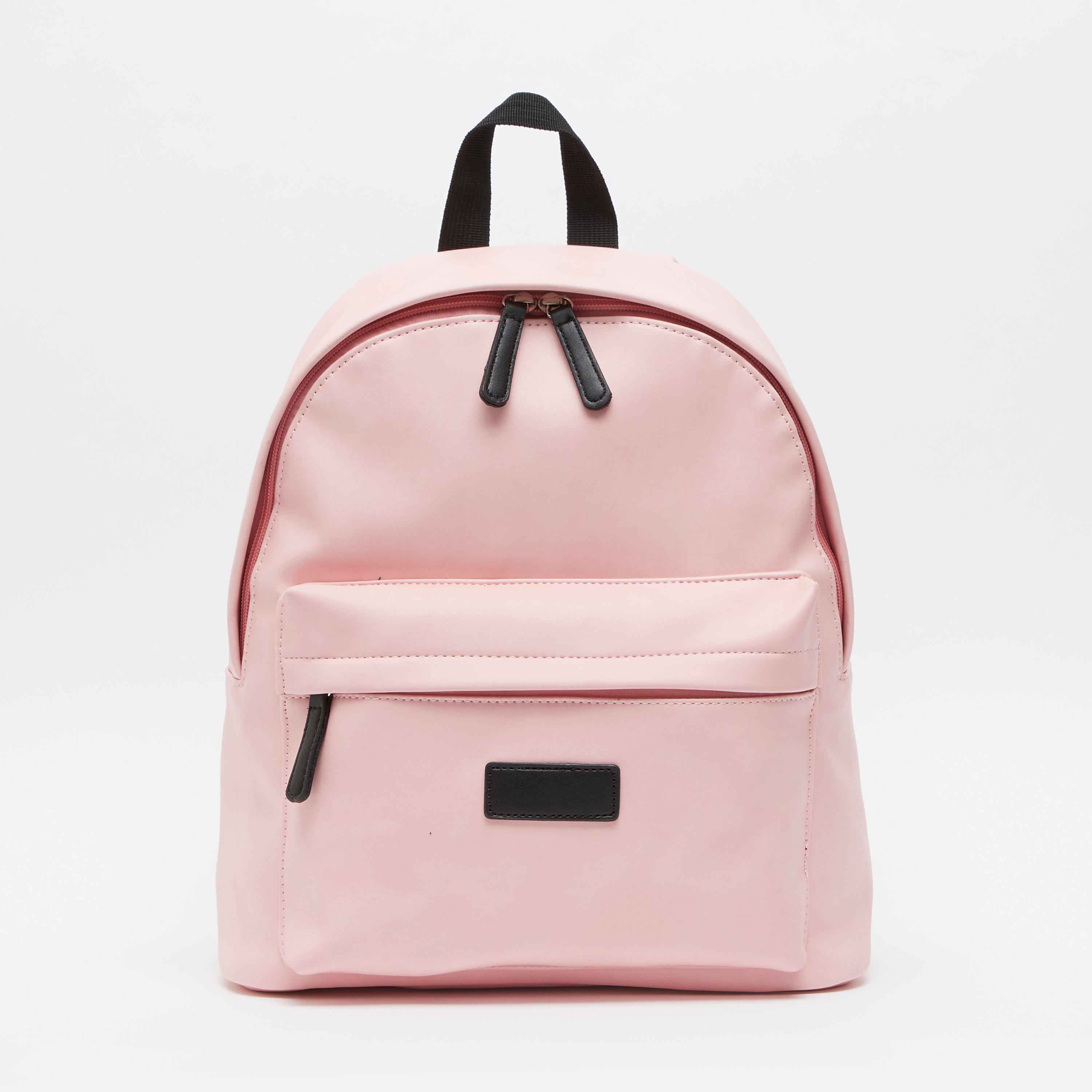 شنطة ظهر سادة بحمّالات كتف قابلة للتعديل ومقبض علوي-women-bagsandwallets-handbags-image-4