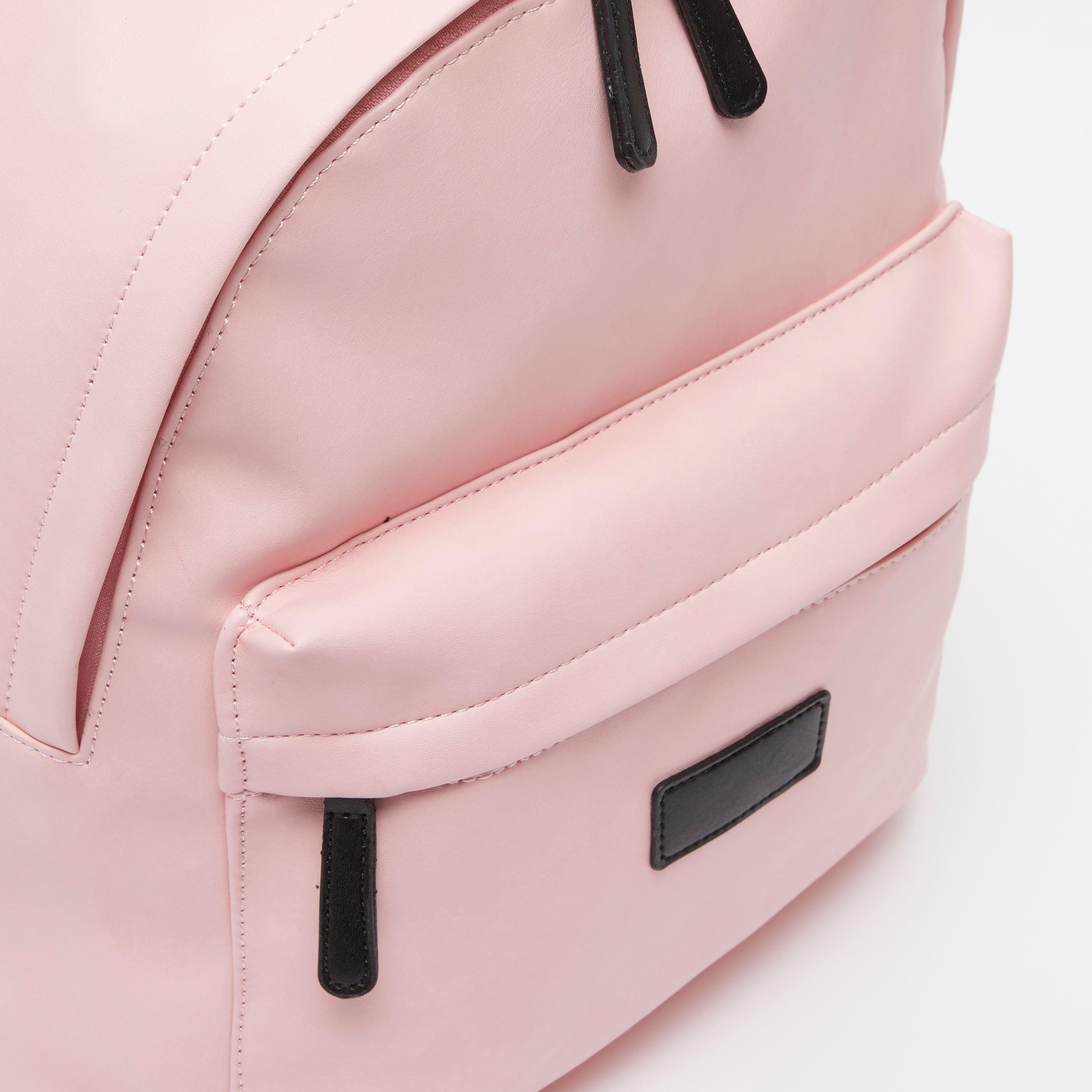 شنطة ظهر سادة بحمّالات كتف قابلة للتعديل ومقبض علوي-women-bagsandwallets-handbags-image-3