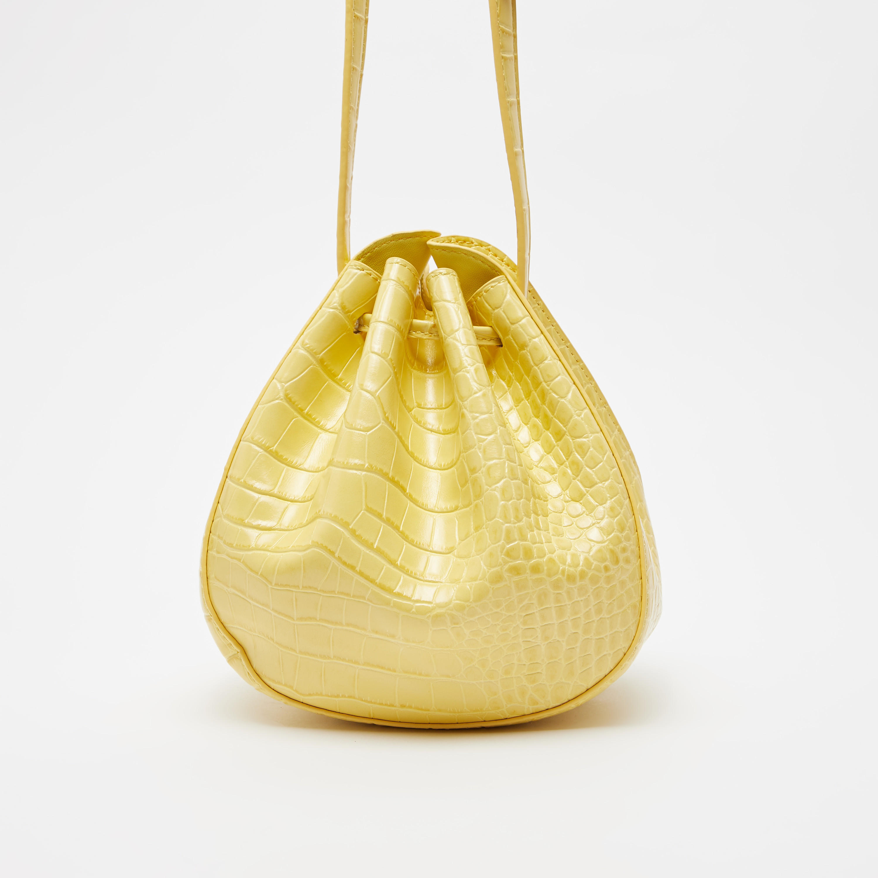 شنطة دلو بارزة الملمس برباط إغلاق وحزام-women-bagsandwallets-handbags-image-3