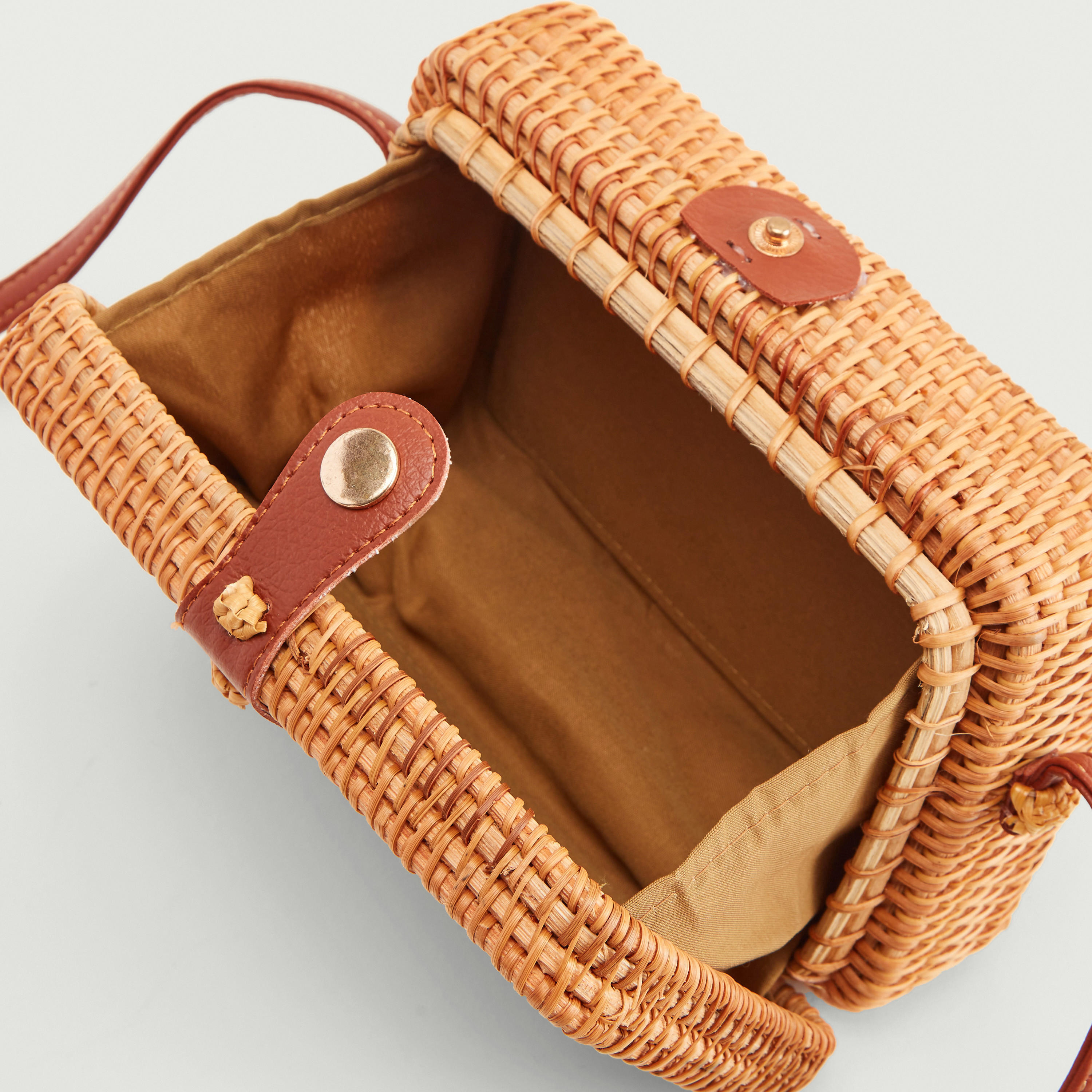 Textured Clutch with Press Button Closure and Shoulder Strap-women-bagsandwallets-handbags-image-5