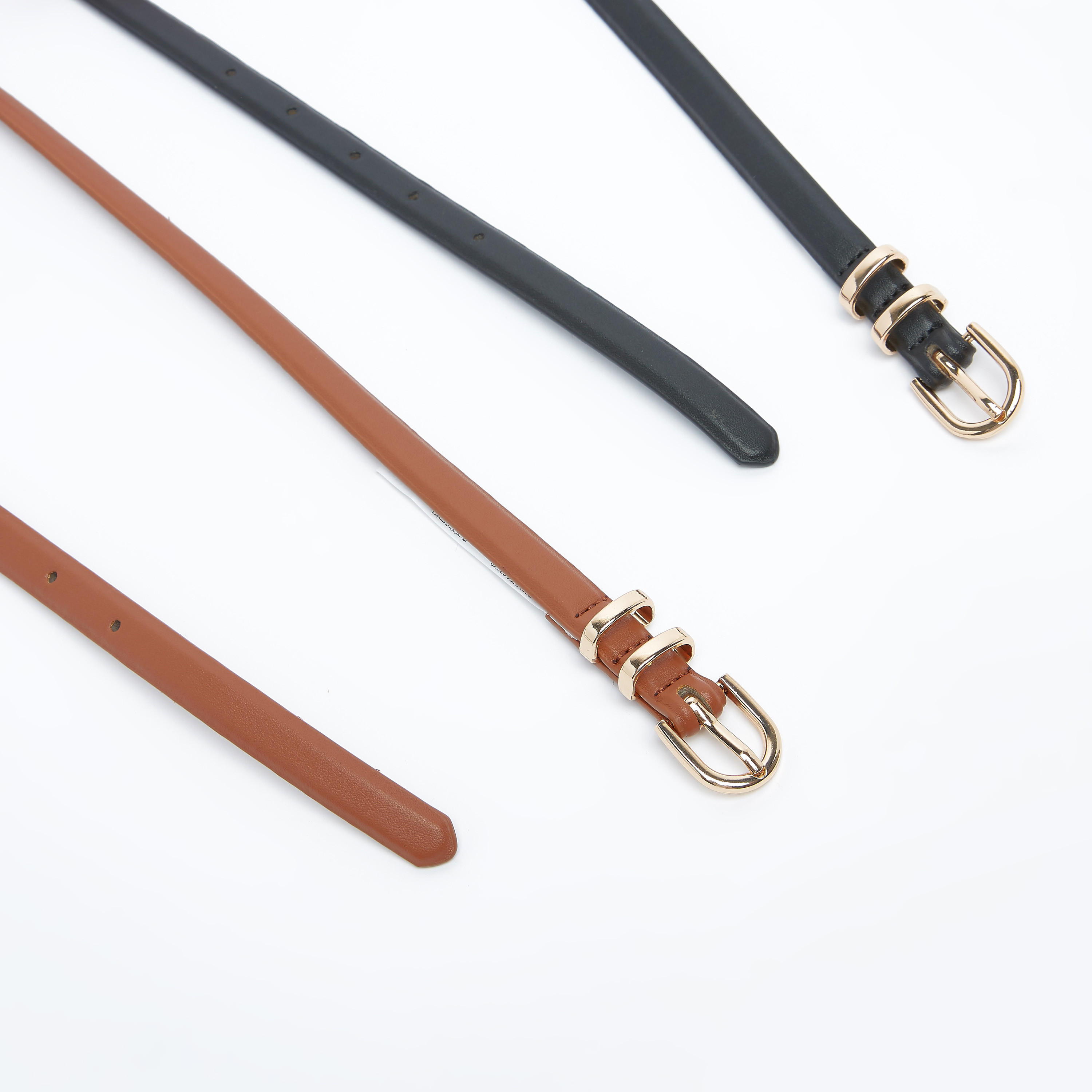 Set of 2 - Assorted Belt with Pin Buckle Closure-women-clothingaccessories-belts-image-2