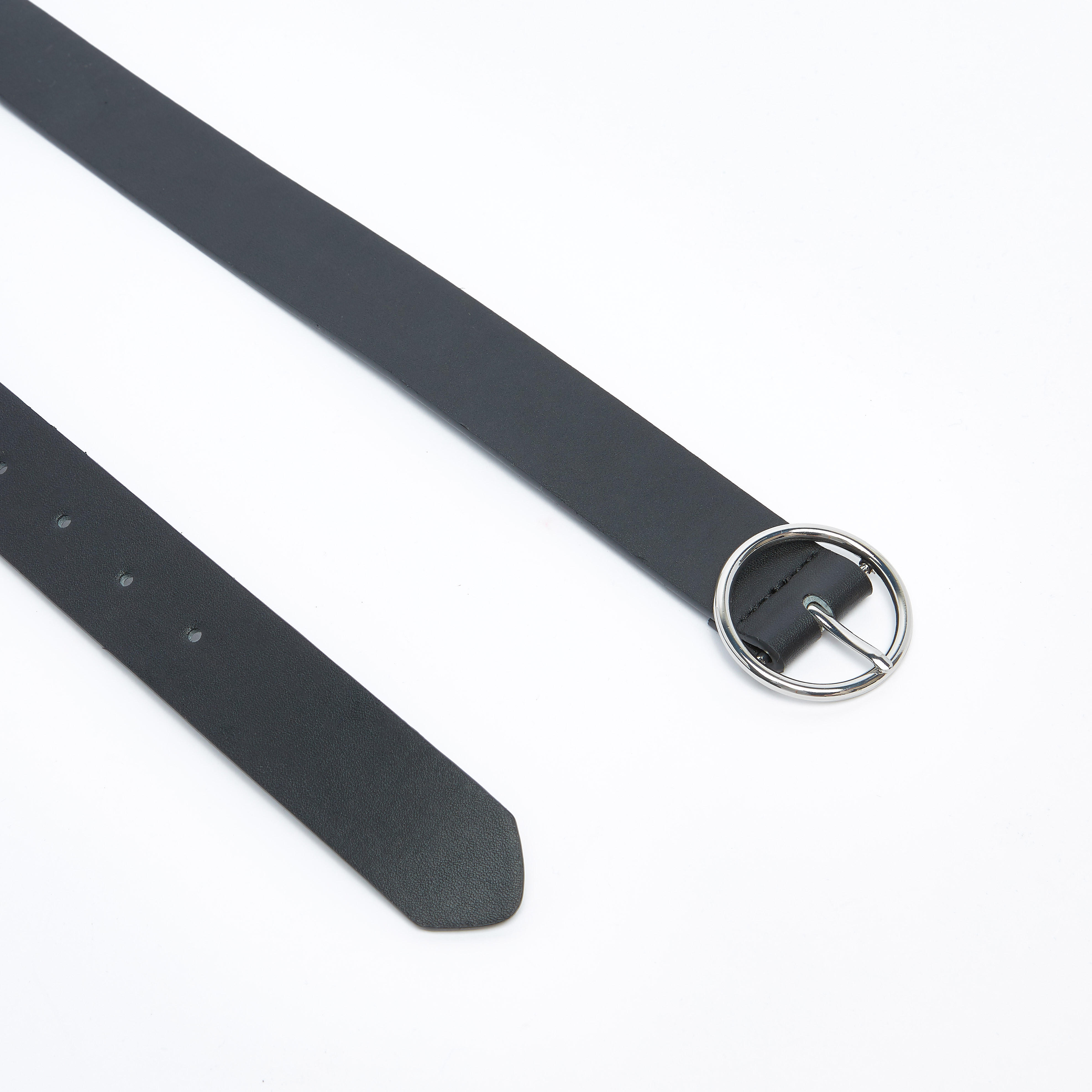 حزام بارز الملمس مع إبزيم بدبوس للإغلاق-women-clothingaccessories-belts-image-3