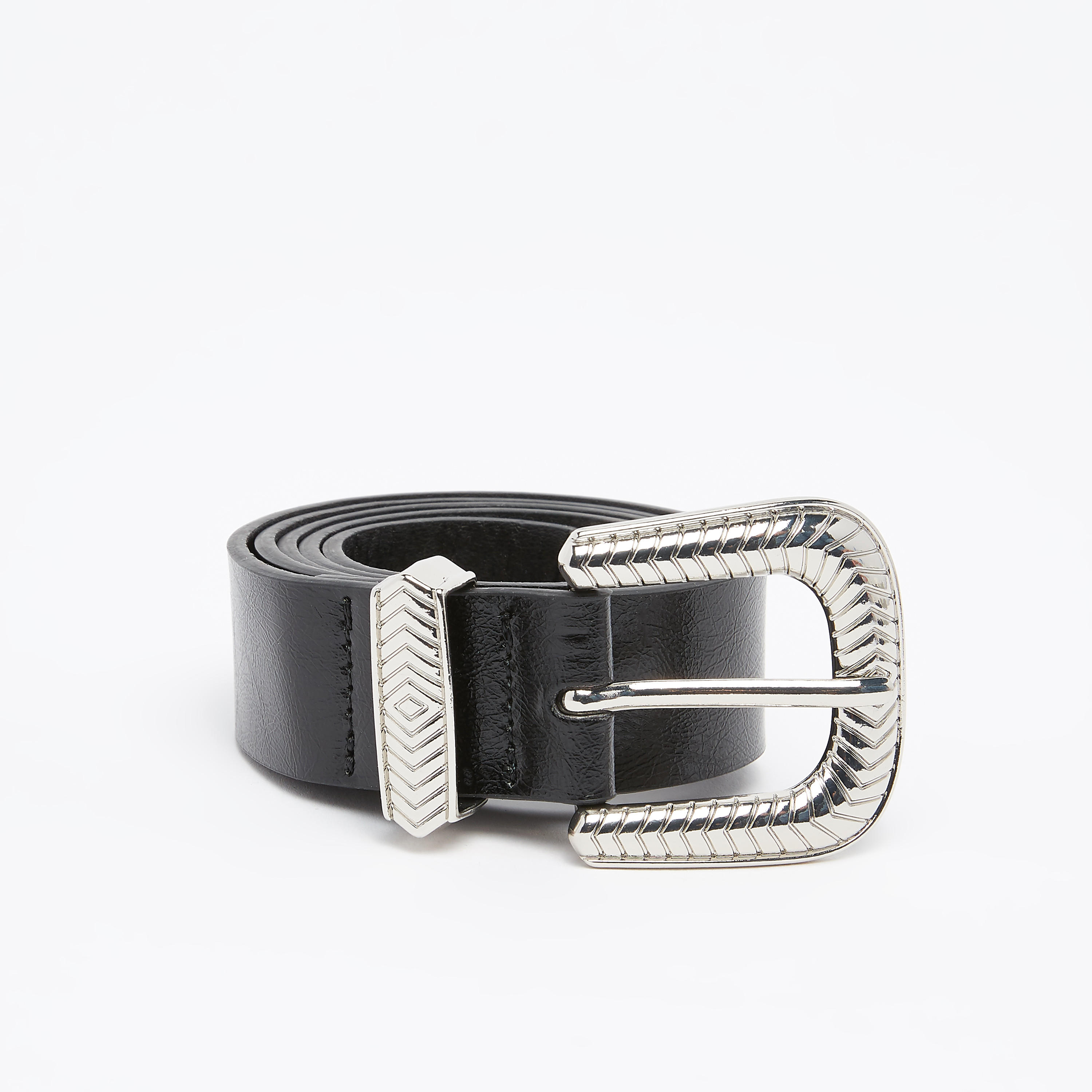 حزام سادة بإبزيم بدبوس إغلاق-women-clothingaccessories-belts-image-2