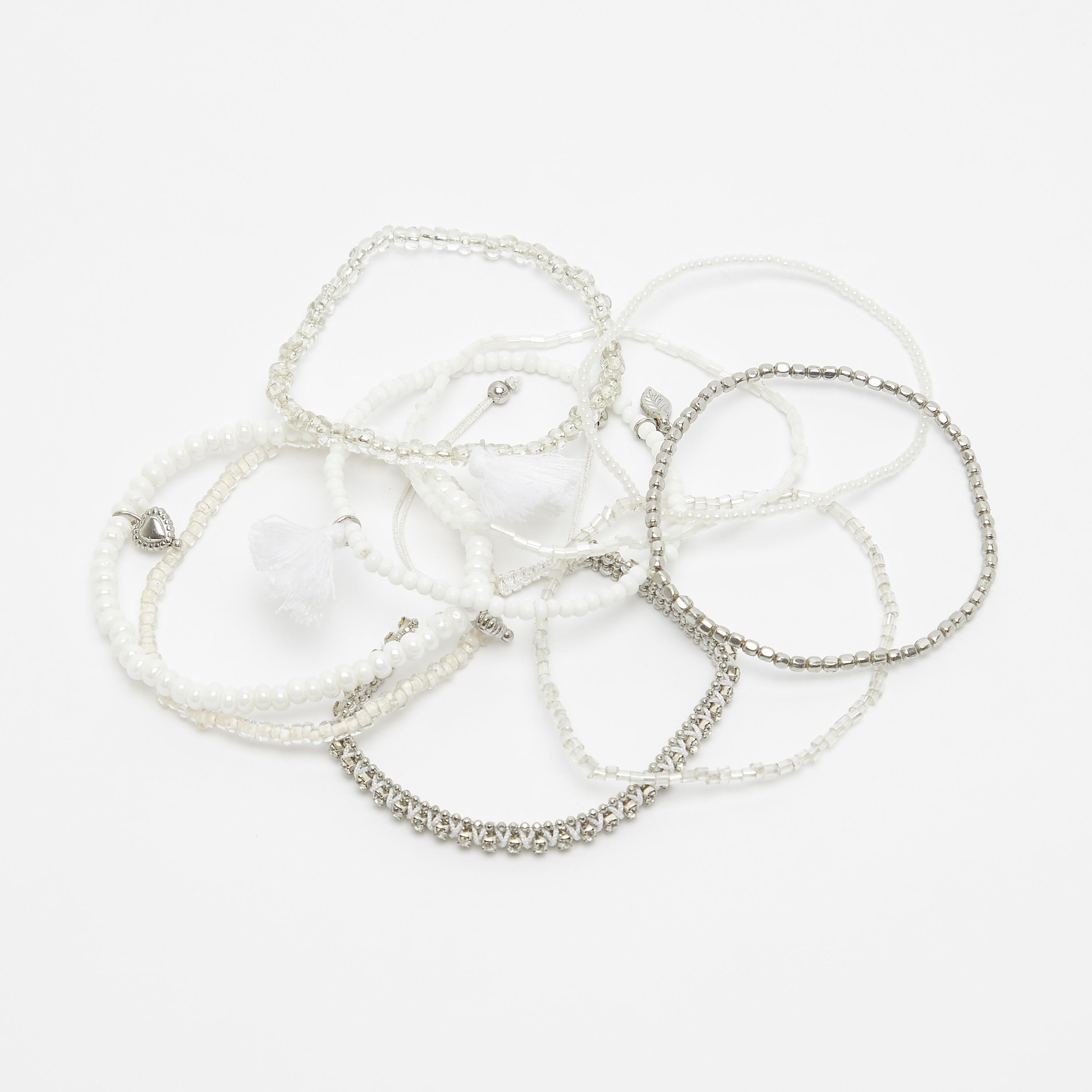 Set of 9 - Beaded Bracelets-women-watchesandjewellery-jewellery-banglesandbracelets-image-3