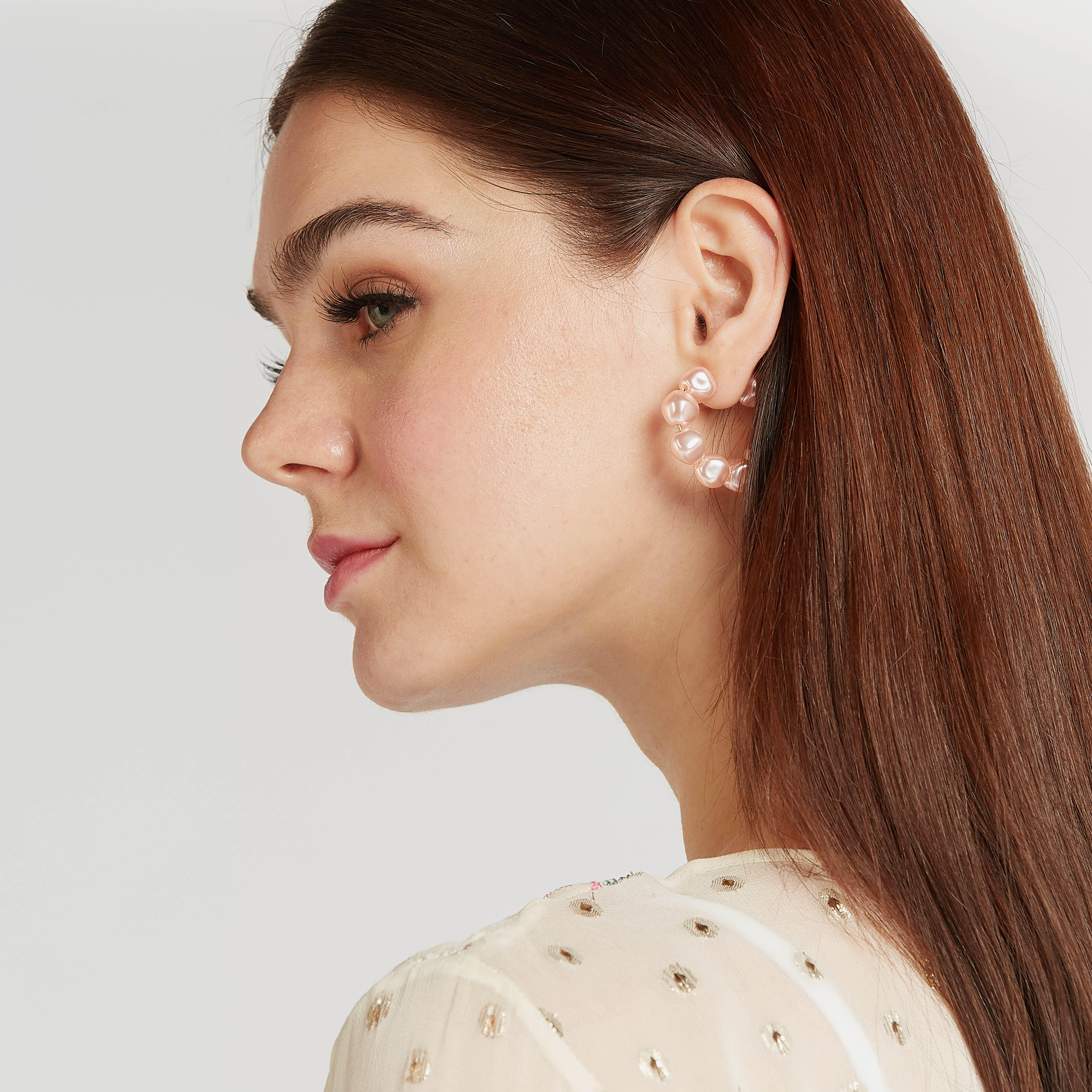 Embellished Earrings with Hinged Hoop-women-watchesandjewellery-jewellery-earrings-image-2