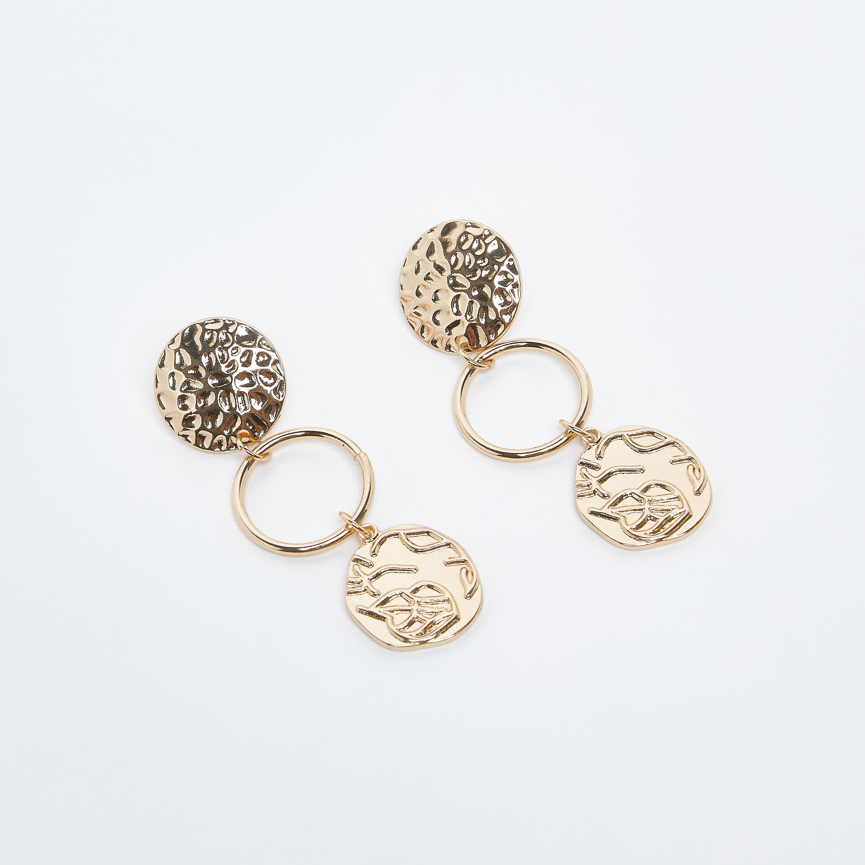 حلق متدلي مزيّن بمكبس إغلاق خلفي-women-watchesandjewellery-jewellery-earrings-image-4