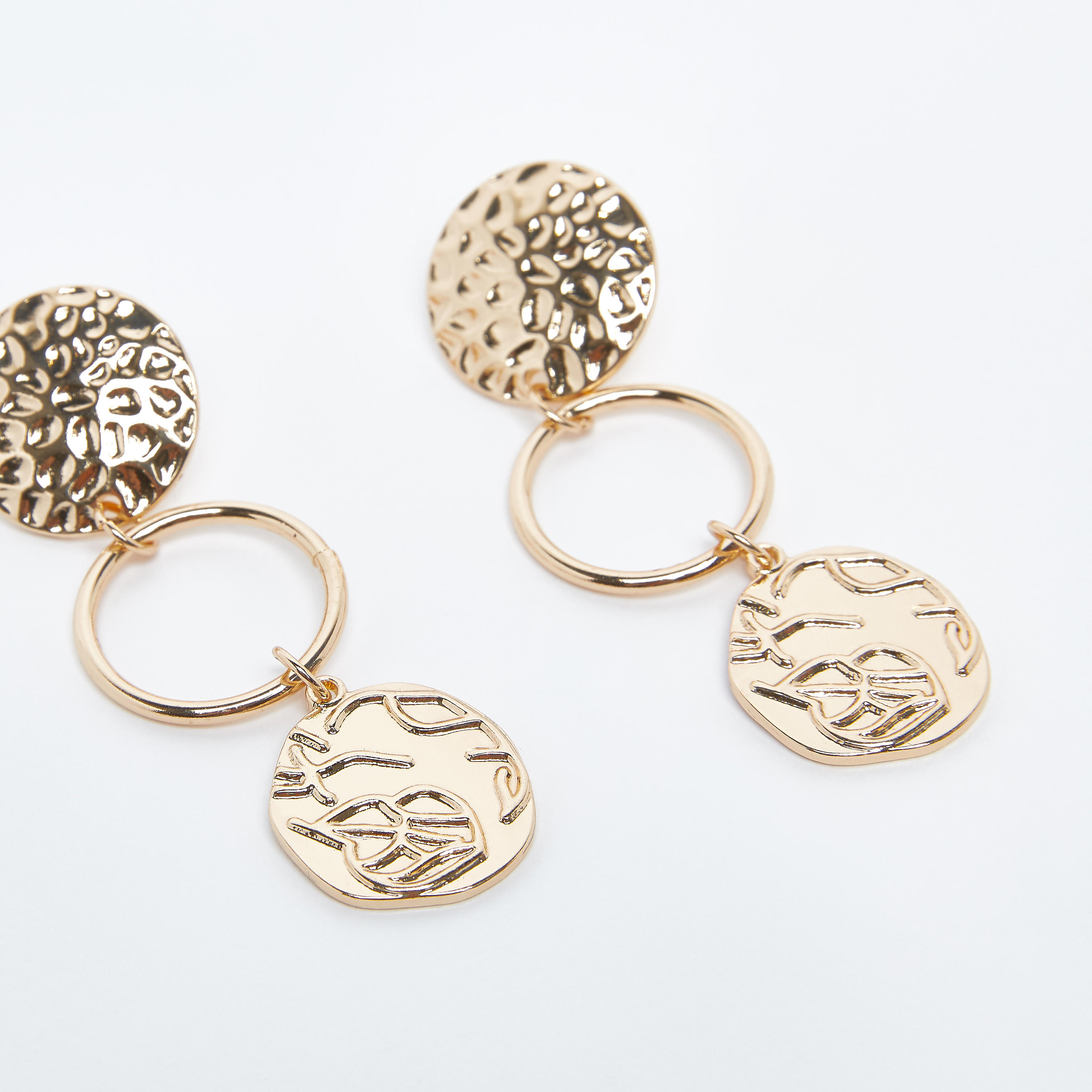 حلق متدلي مزيّن بمكبس إغلاق خلفي-women-watchesandjewellery-jewellery-earrings-image-2