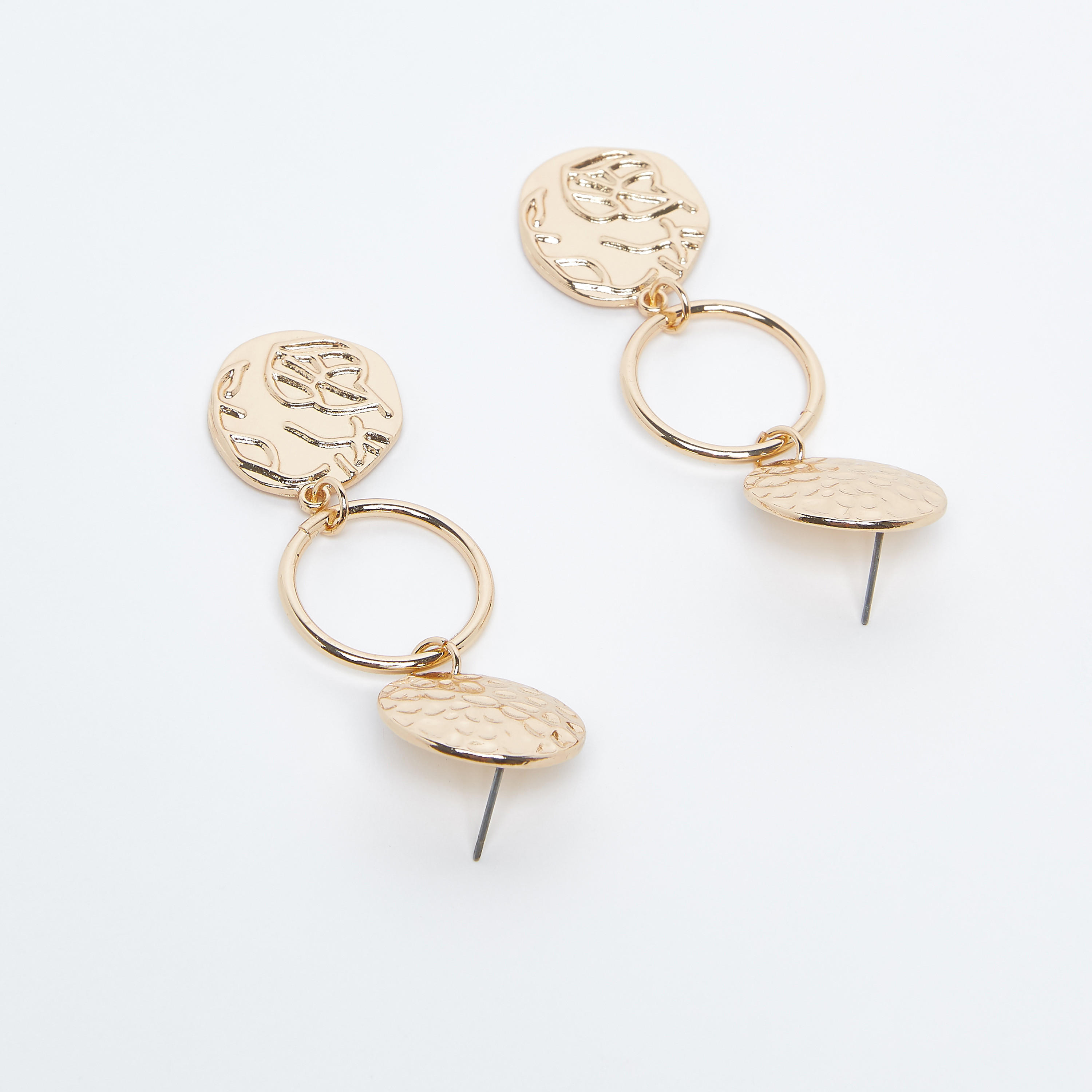 حلق متدلي مزيّن بمكبس إغلاق خلفي-women-watchesandjewellery-jewellery-earrings-image-1