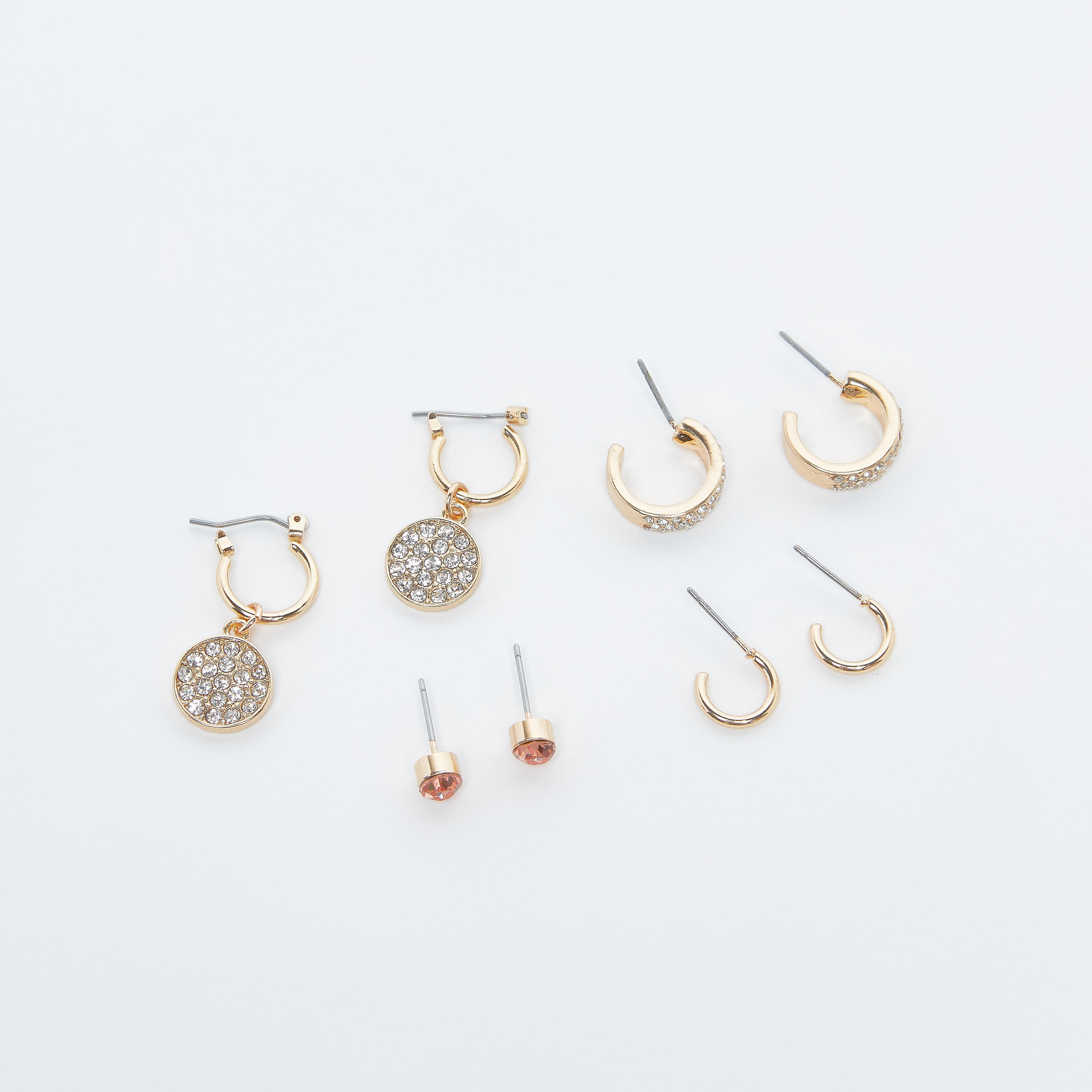 حلقان مزينة - طقم من 4 أزواج-women-watchesandjewellery-jewellery-earrings-image-2