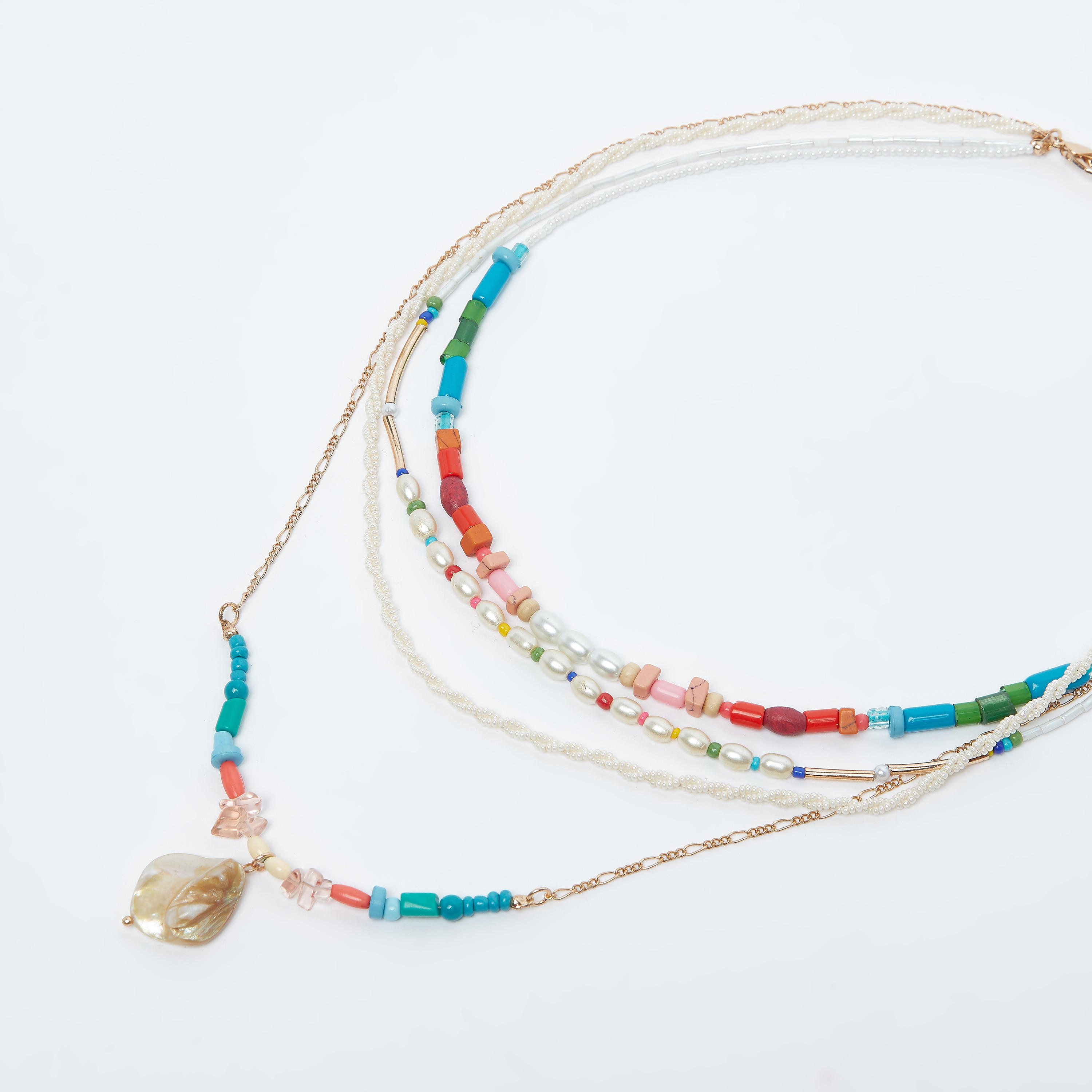 Embellished Multi-Layer Necklace with Lobster Clasp-women-watchesandjewellery-jewellery-necklacesandpendants-image-1