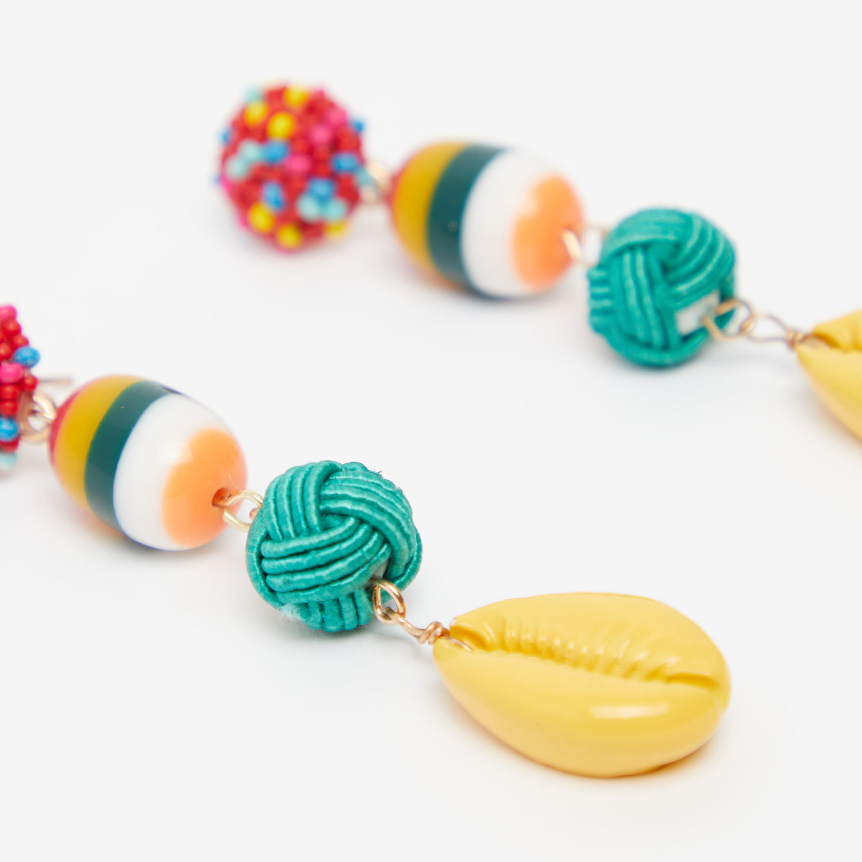 Embellished Dangling Earrings with Pushback Closure-women-watchesandjewellery-jewellery-earrings-image-2