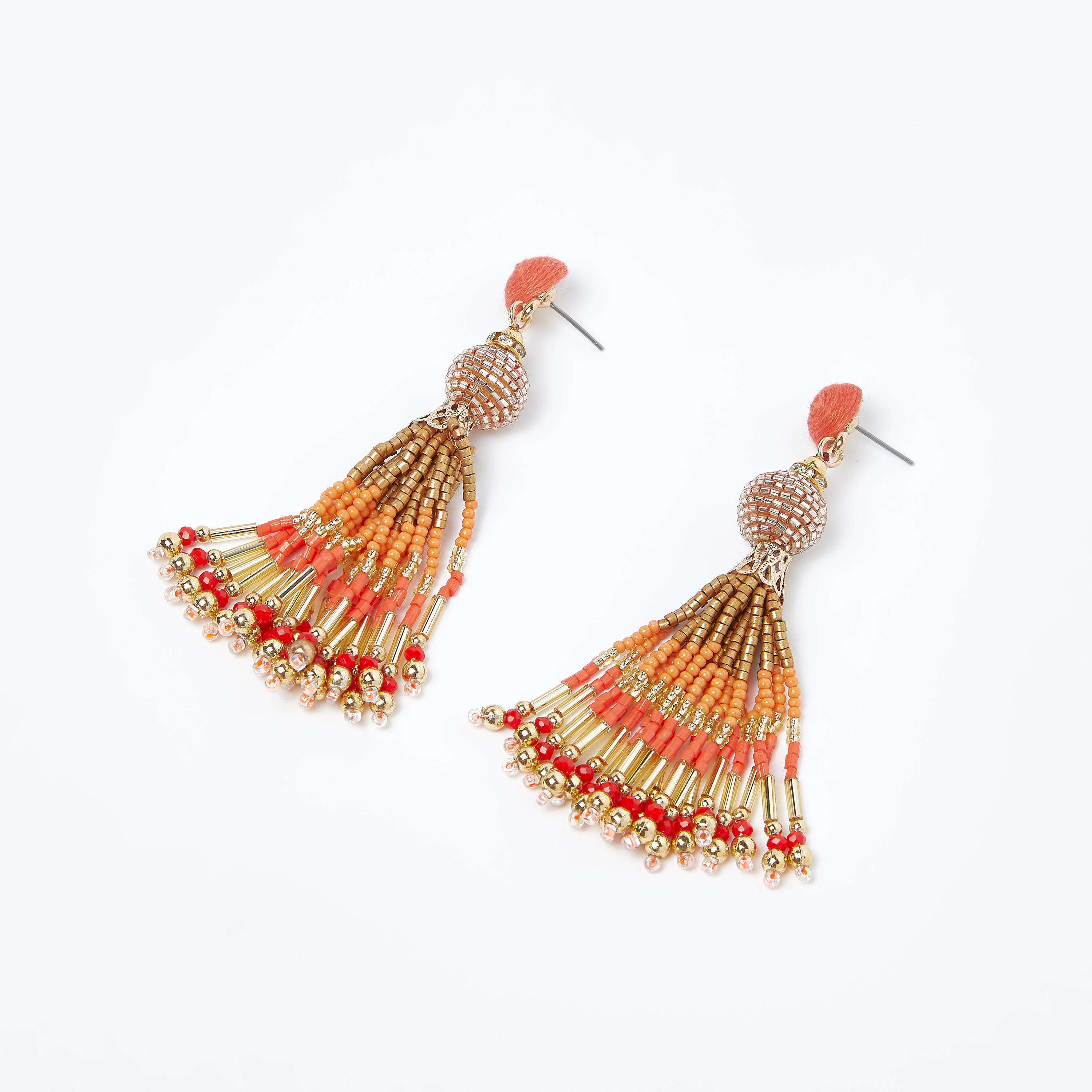 Embellished Dangling Earrings with Pushback Closure-women-watchesandjewellery-jewellery-earrings-image-3