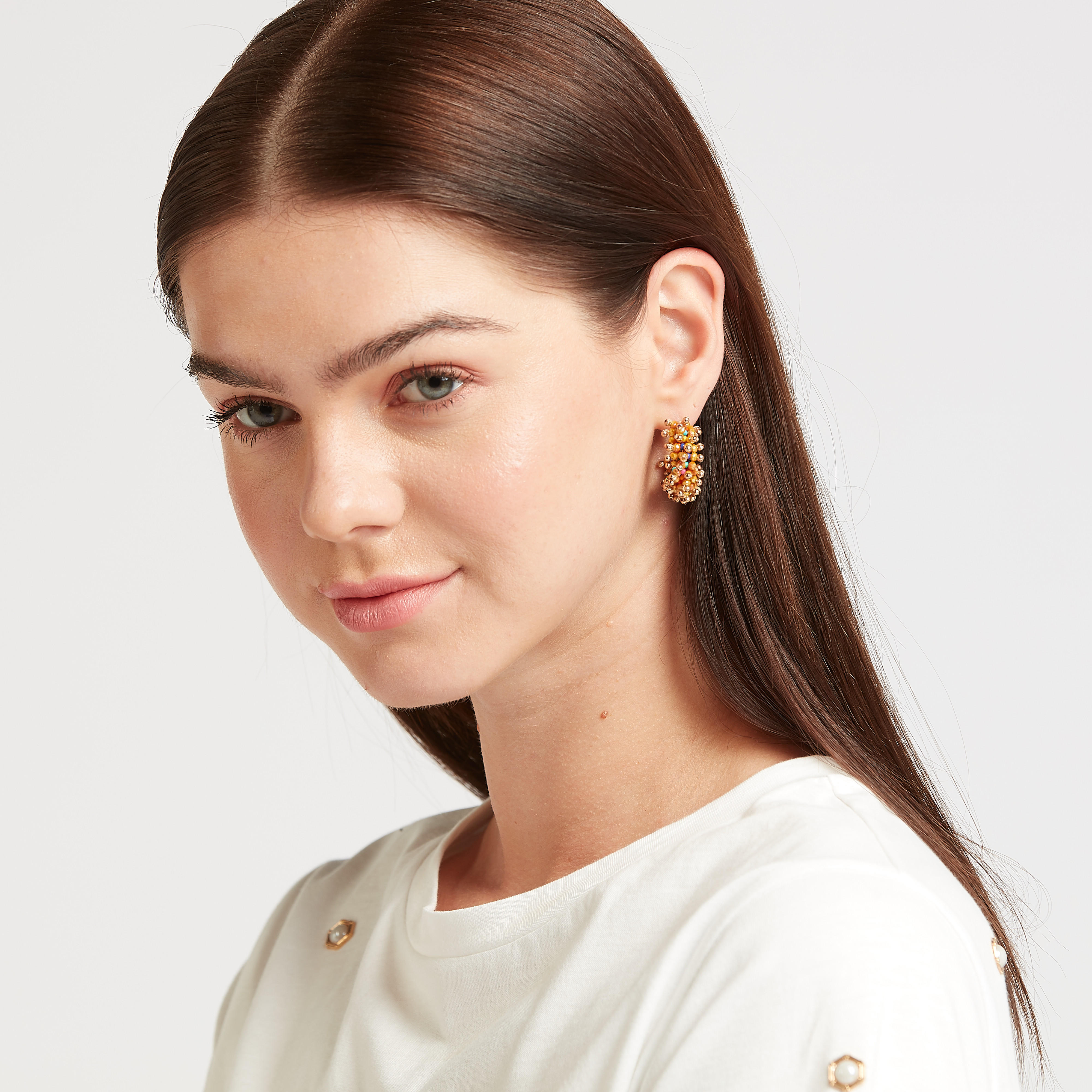Beaded Dangling Earrings with Hinged Hoop-women-watchesandjewellery-jewellery-earrings-image-4