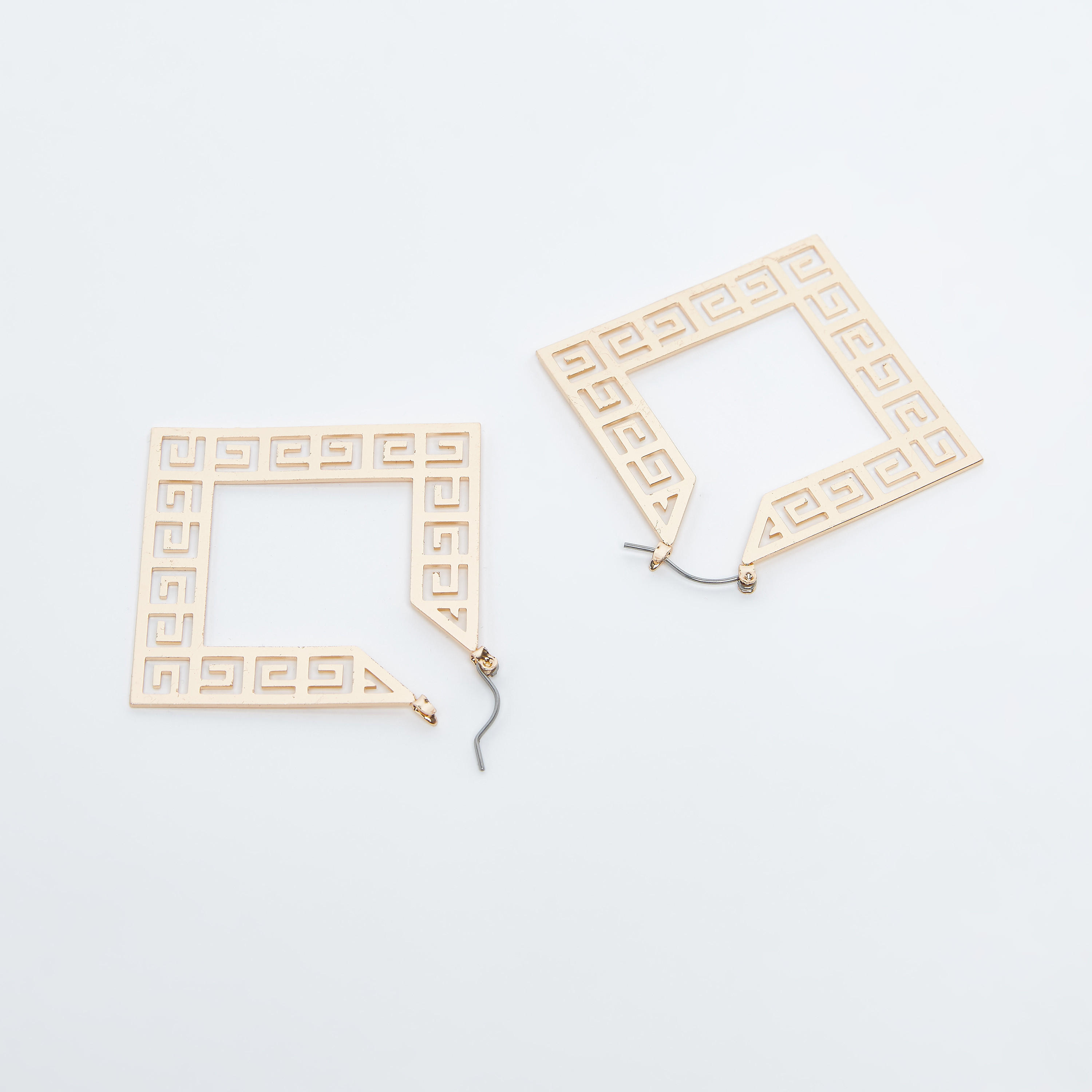Cutout Dangling Earrings with Hinged Hoop-women-watchesandjewellery-jewellery-earrings-image-2