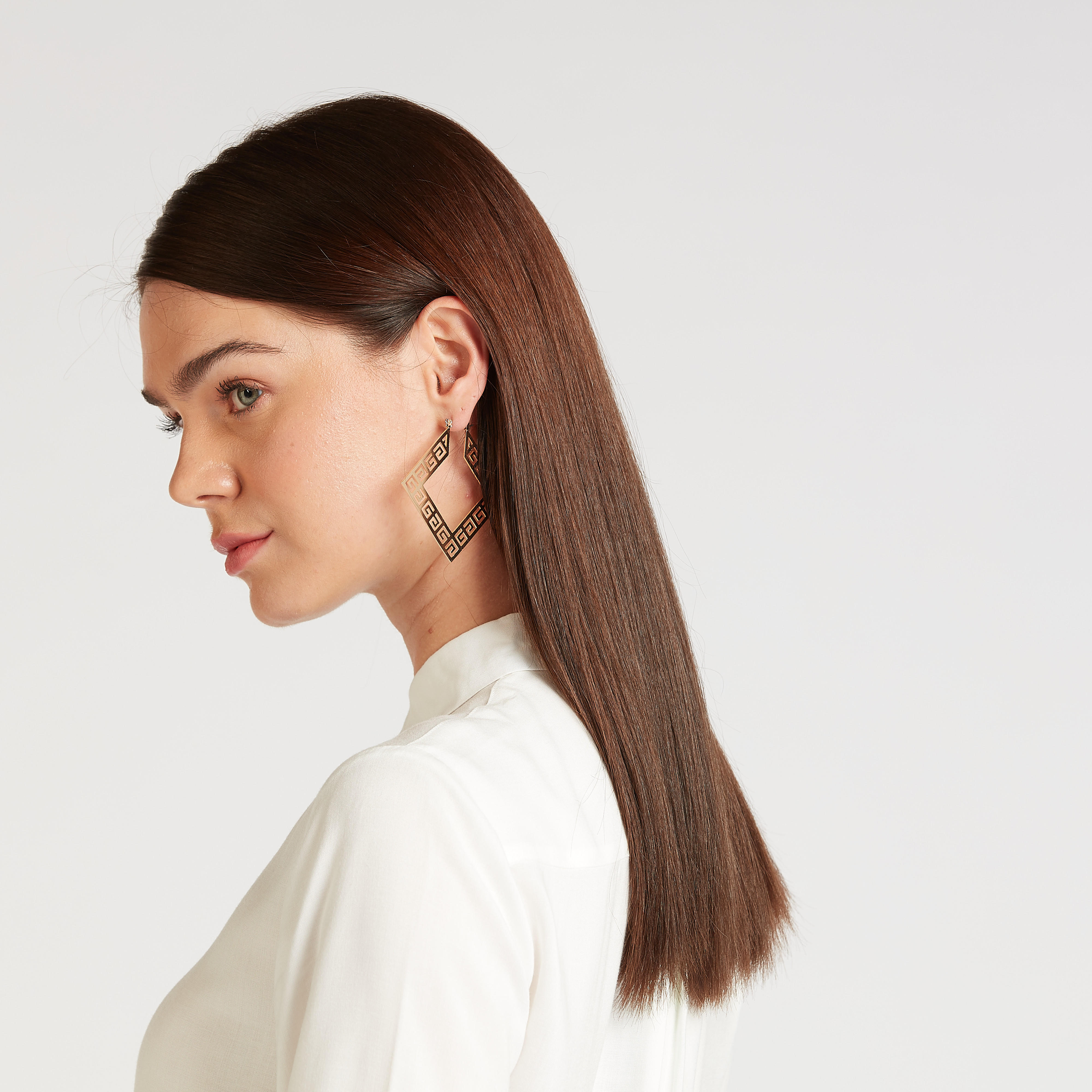 Cutout Dangling Earrings with Hinged Hoop-women-watchesandjewellery-jewellery-earrings-image-3