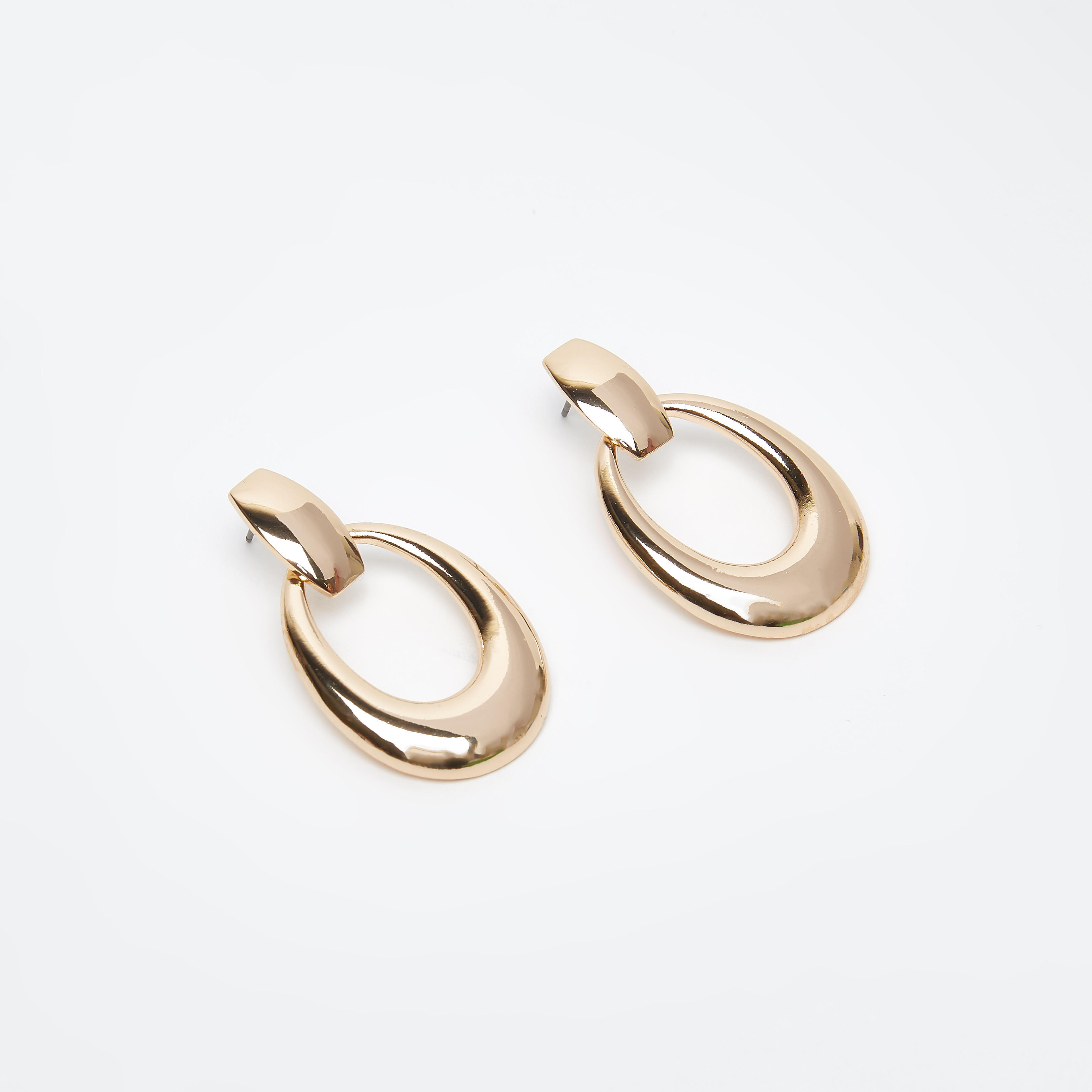 Metallic Dangling Earrings with Pushback Closure-women-watchesandjewellery-jewellery-earrings-image-1