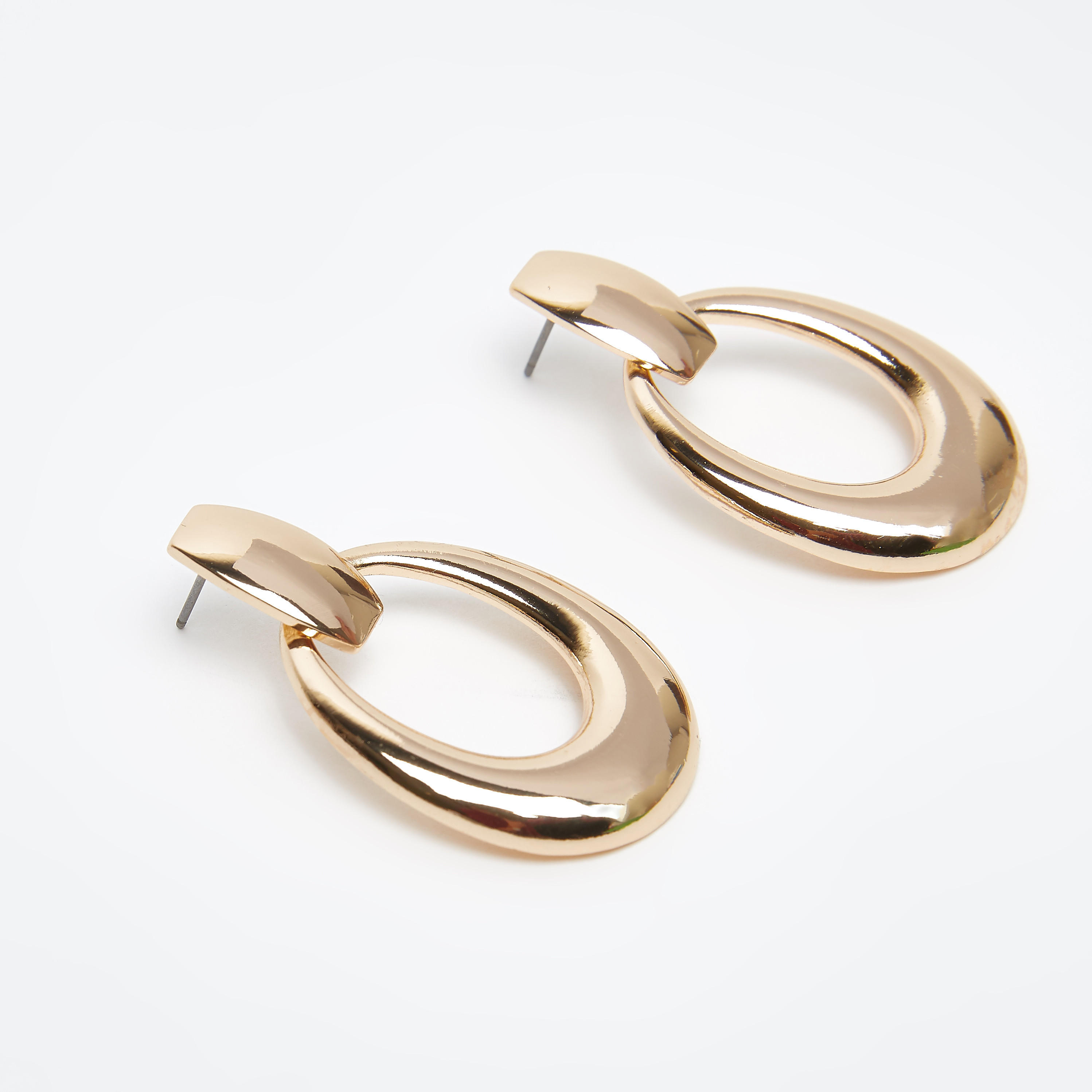 Metallic Dangling Earrings with Pushback Closure-women-watchesandjewellery-jewellery-earrings-image-3