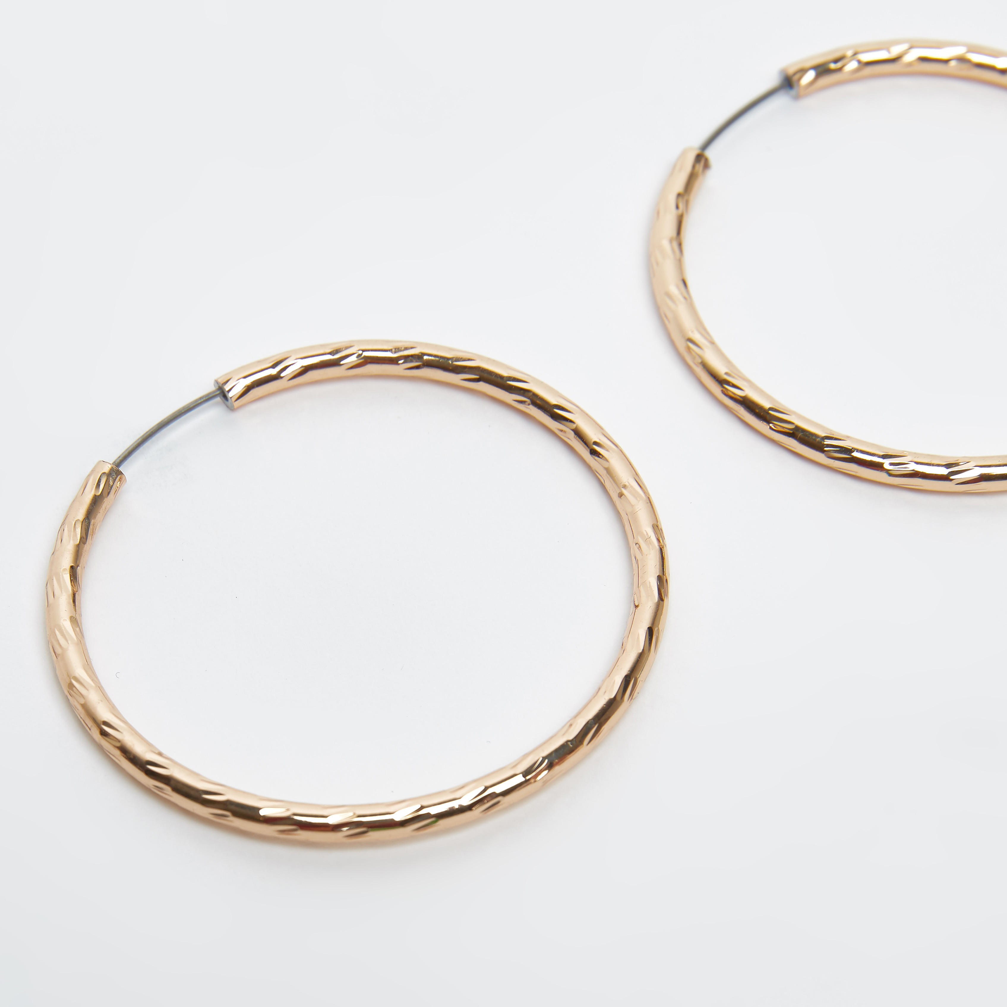 Plain Hinged Hoop Earrings-women-watchesandjewellery-jewellery-earrings-image-3