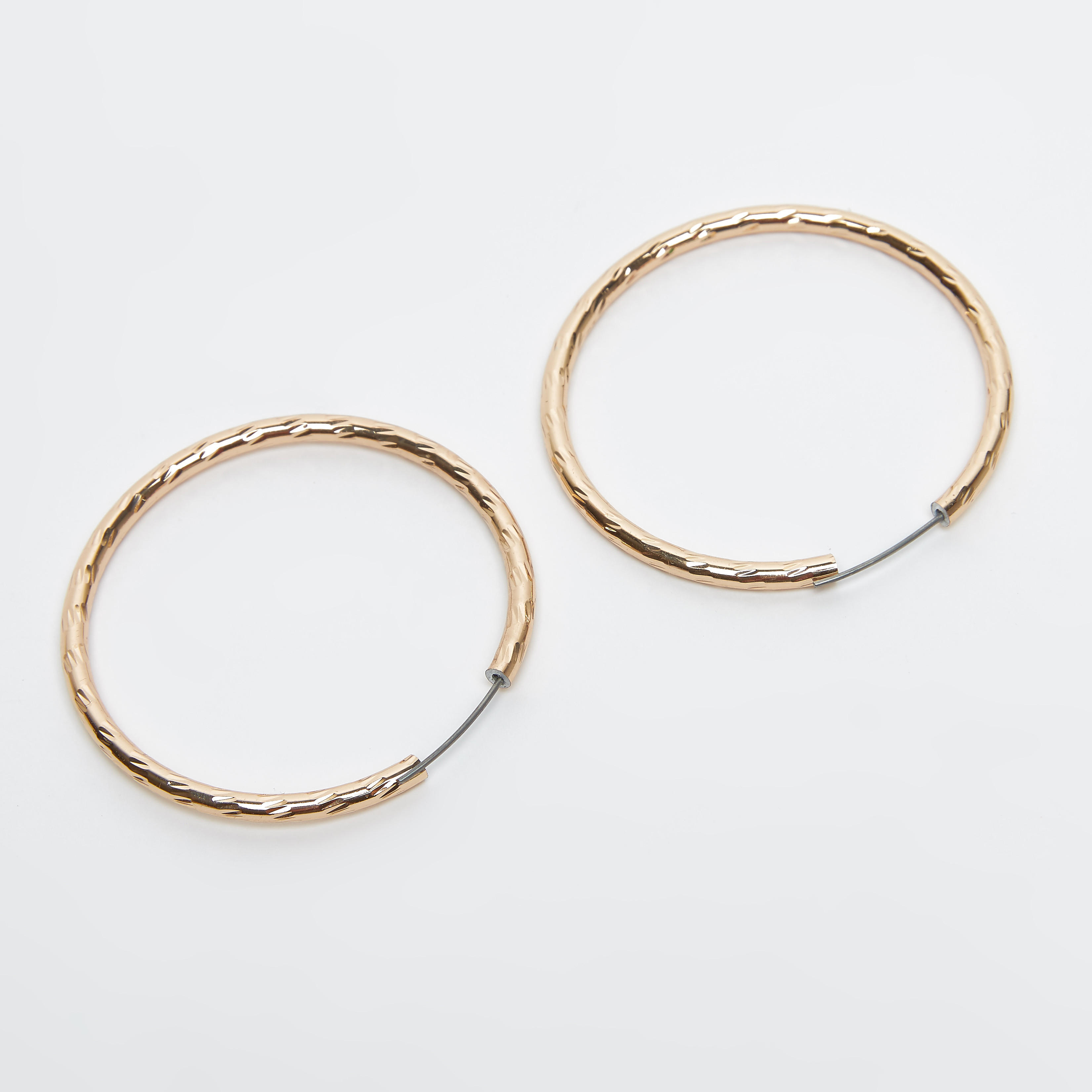 Plain Hinged Hoop Earrings-women-watchesandjewellery-jewellery-earrings-image-4