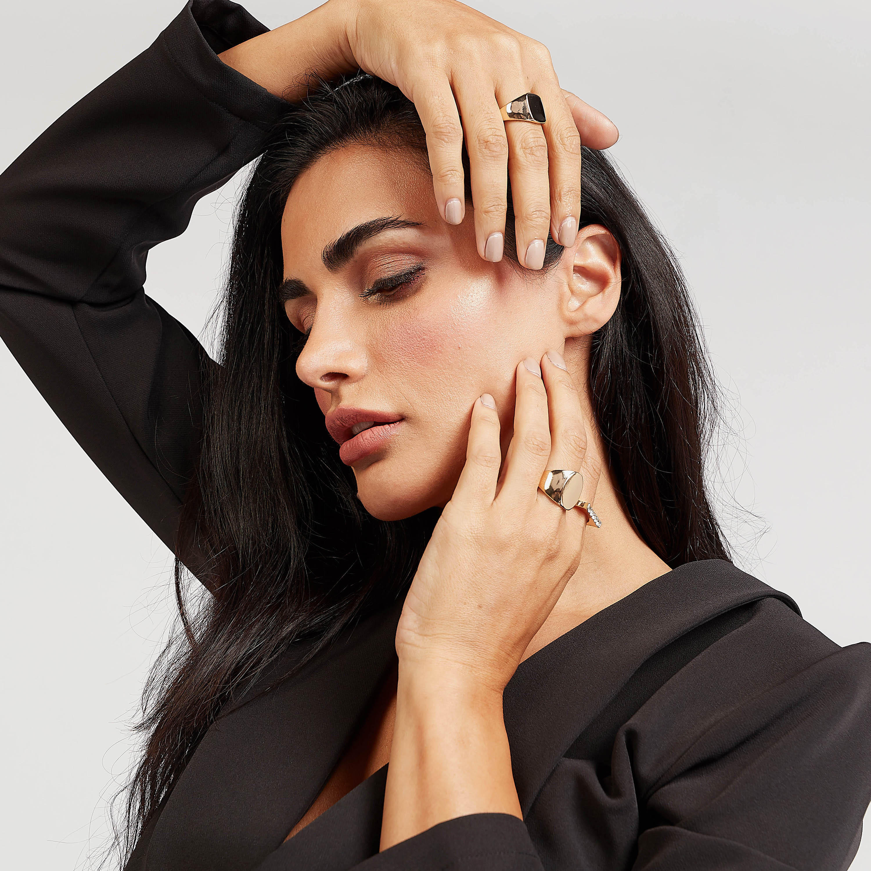 Set of 3 - Assorted Finger Rings-women-watchesandjewellery-jewellery-rings-image-2