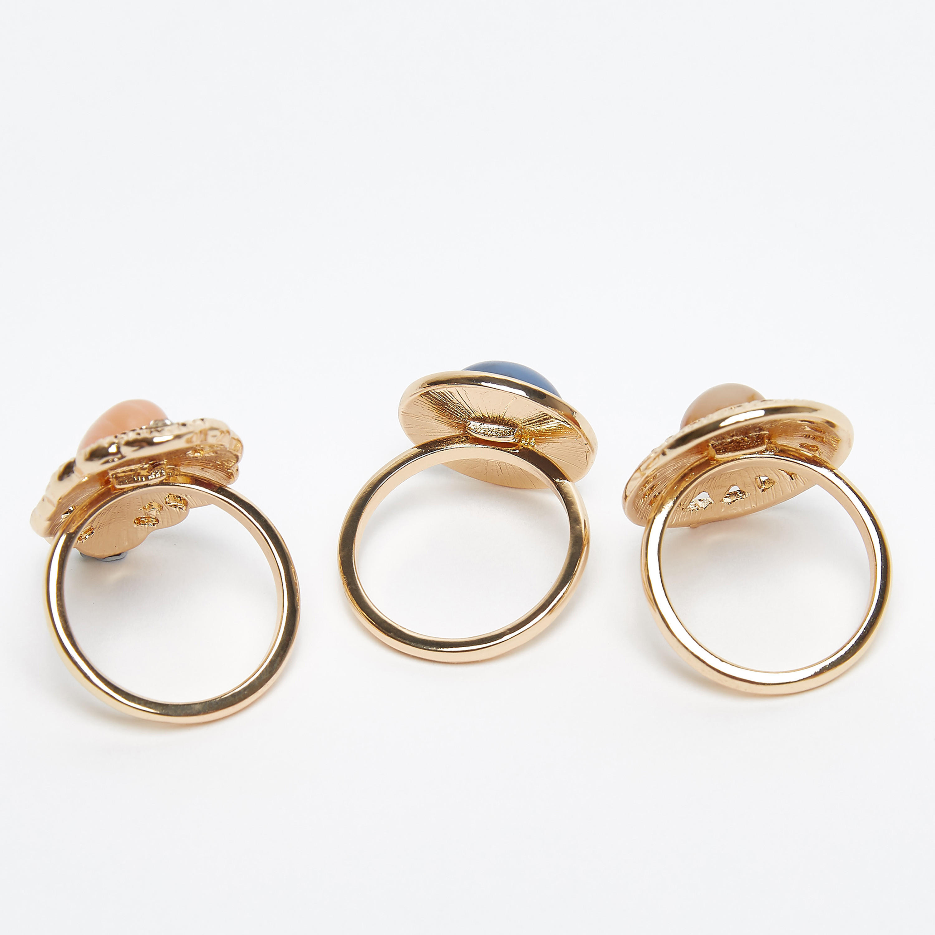 خواتم مزيّنة - طقم من 3 قطع-women-watchesandjewellery-jewellery-rings-image-3