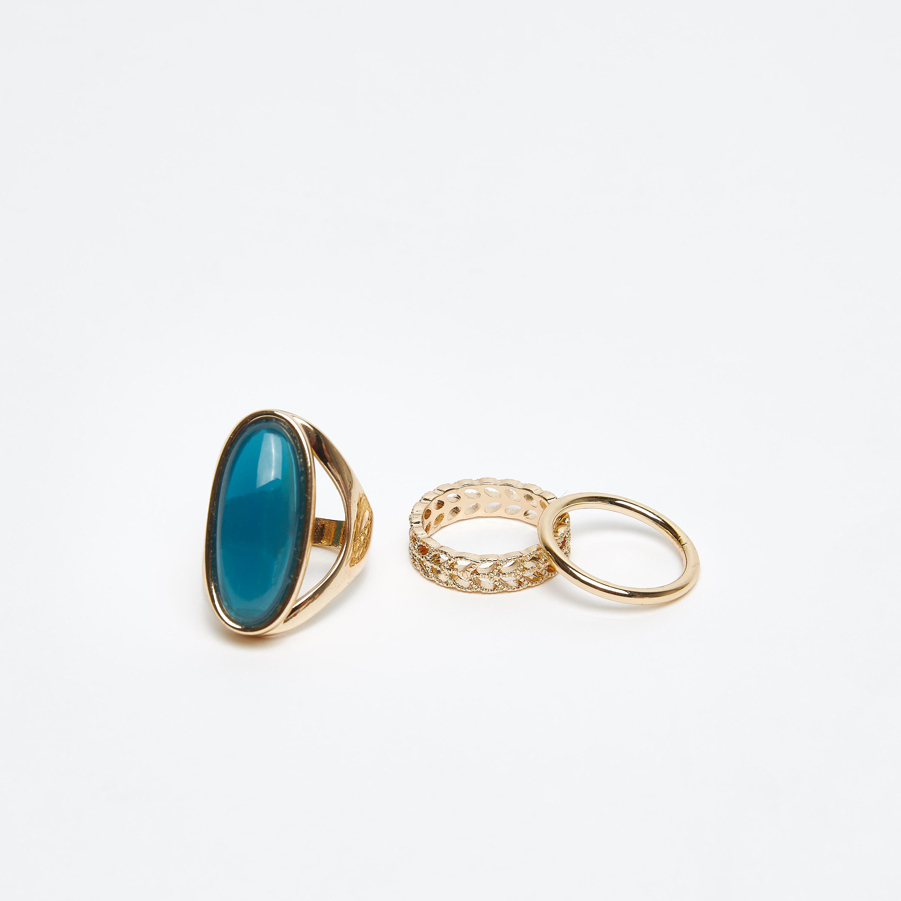 خواتم متنوعة- طقم من 3 قطع-women-watchesandjewellery-jewellery-rings-image-1