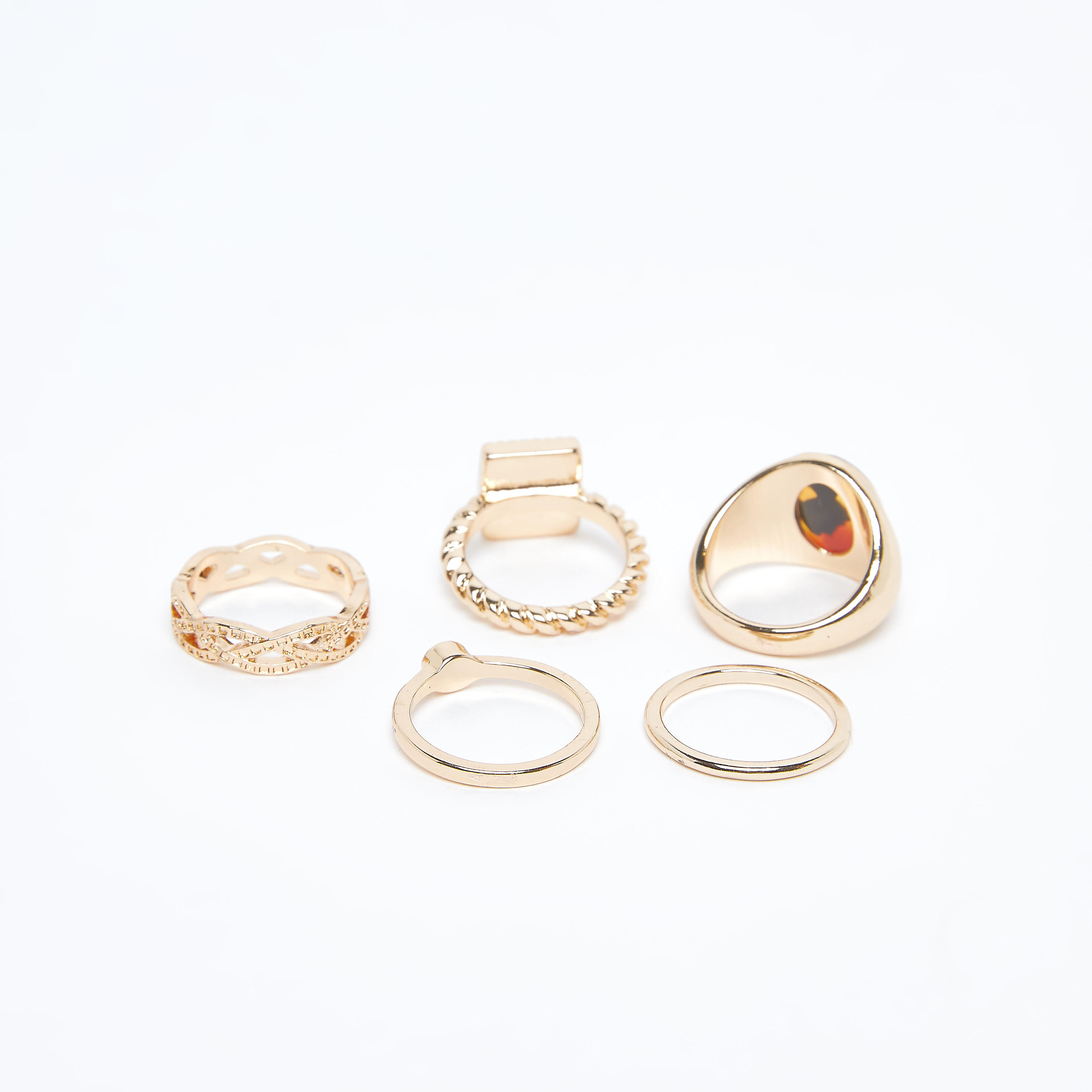 خواتم متنوعة- طقم من 5 قطع-women-watchesandjewellery-jewellery-rings-image-2