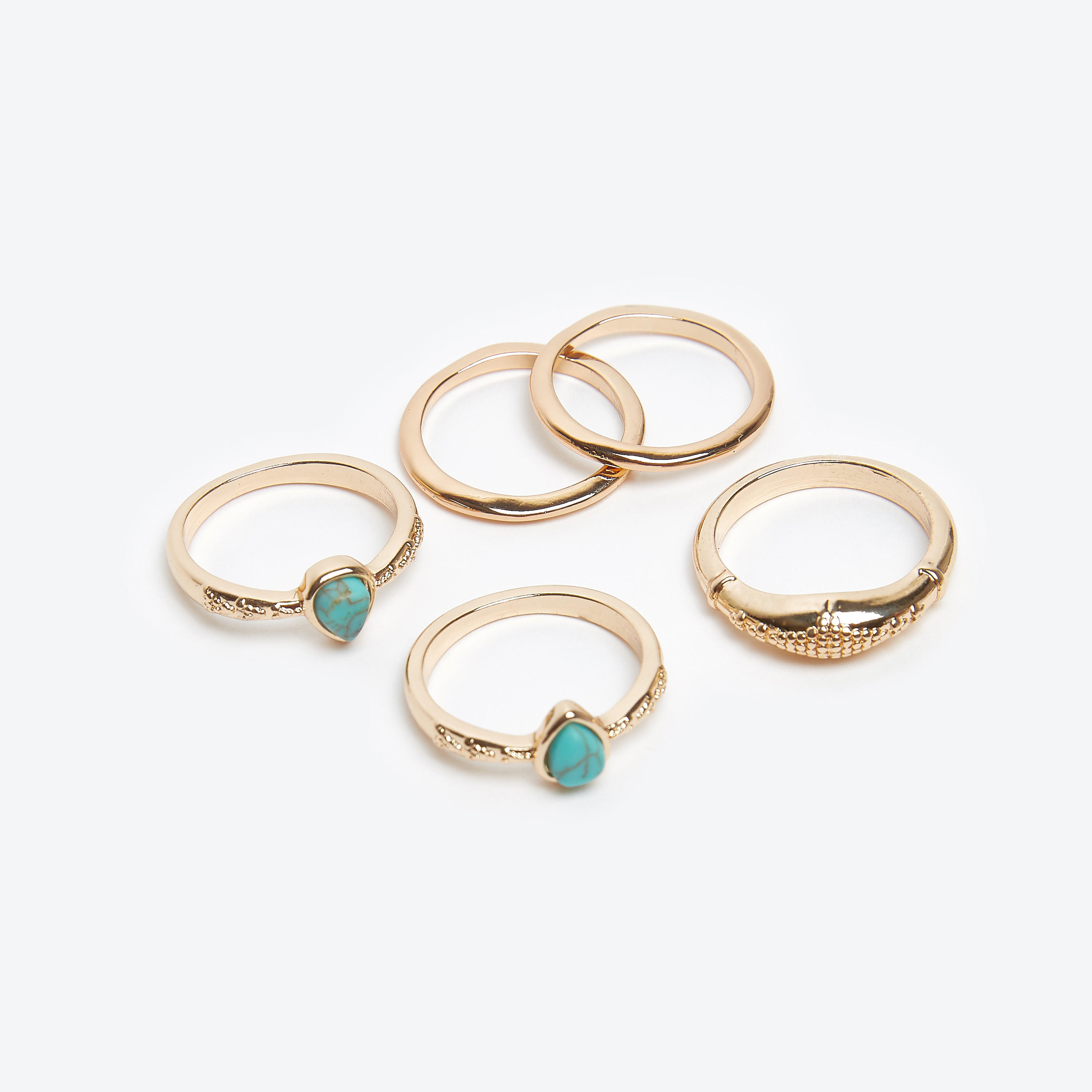 خواتم متنوعة- طقم من 5 قطع-women-watchesandjewellery-jewellery-rings-image-3