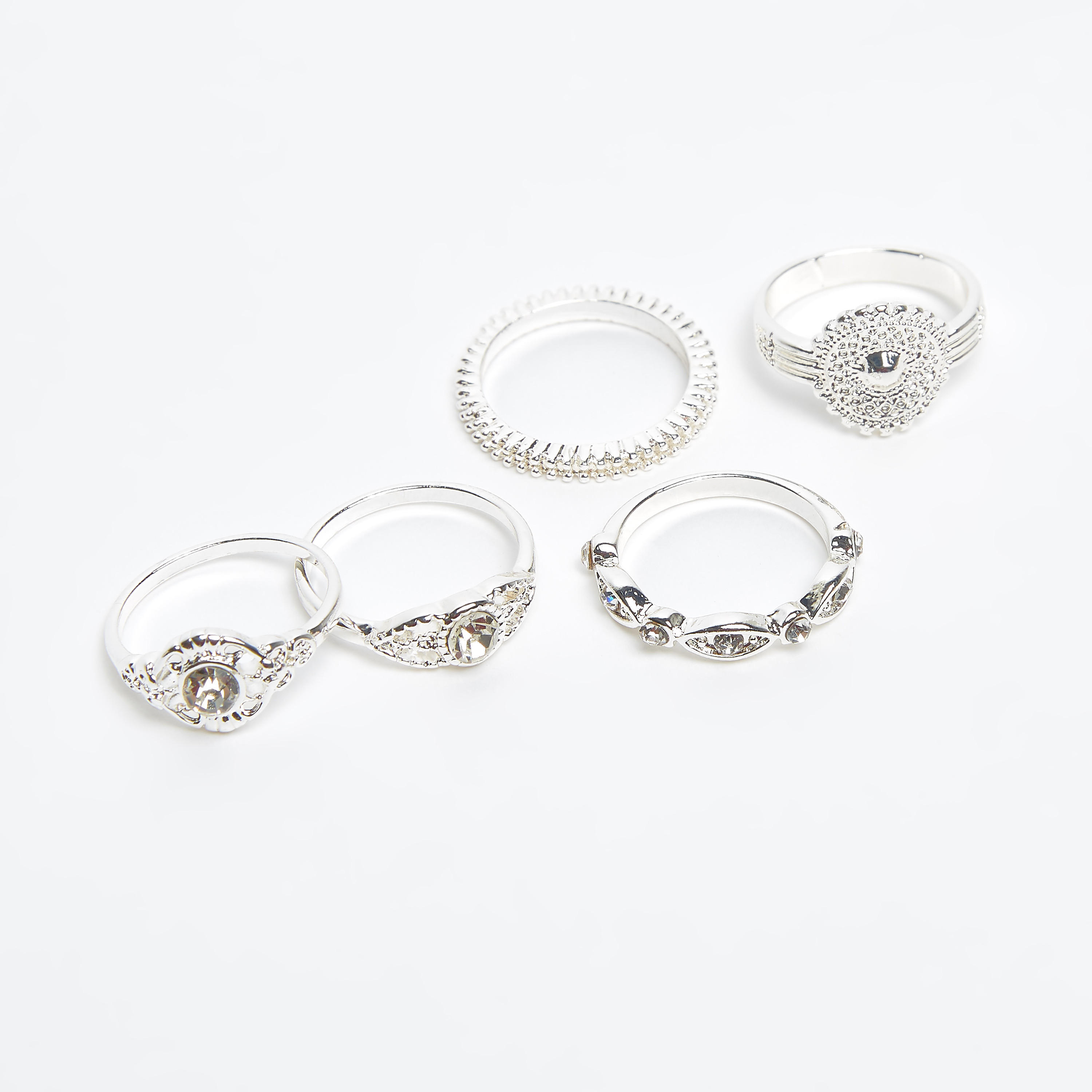 خواتم متنوعة- طقم من 5 قطع-women-watchesandjewellery-jewellery-rings-image-2