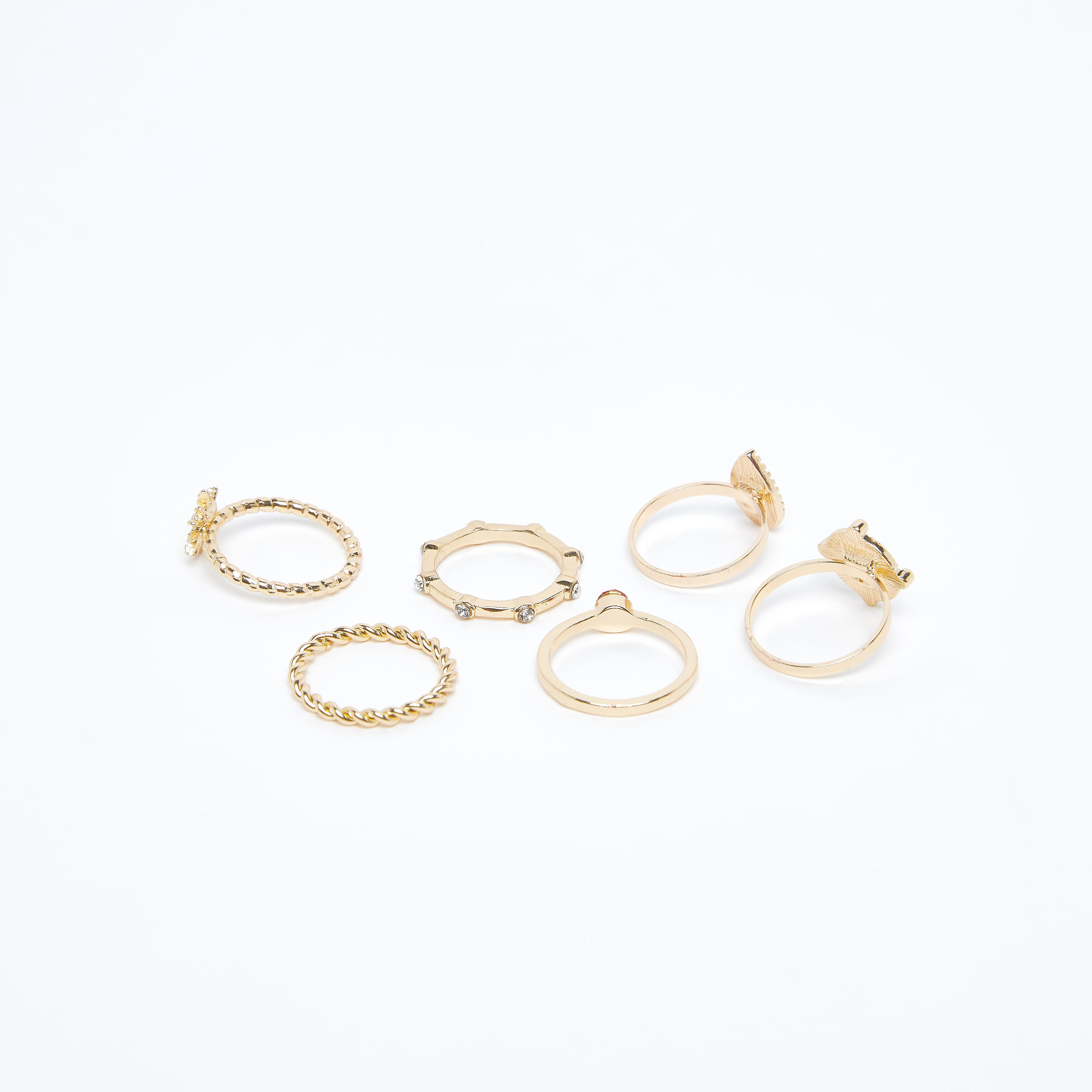 خواتم متنوعة- طقم من 6 قطع-women-watchesandjewellery-jewellery-rings-image-2