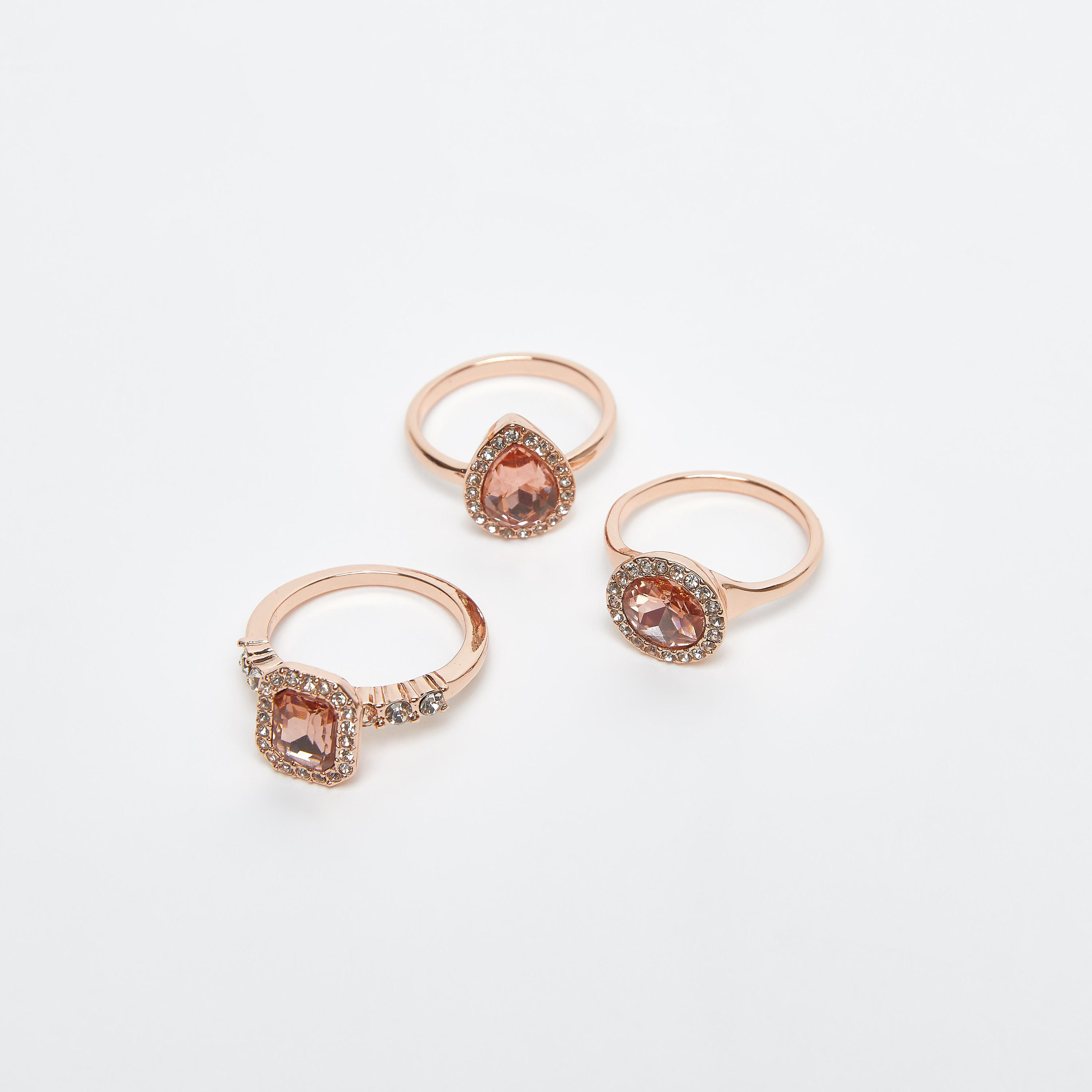 خواتم مرصّعة - طقم من 3 قطع-women-watchesandjewellery-jewellery-rings-image-3