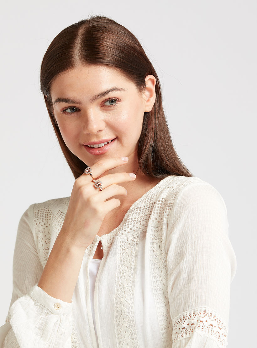 خواتم مرصّعة - طقم من 3 قطع-women-watchesandjewellery-jewellery-rings-image-1