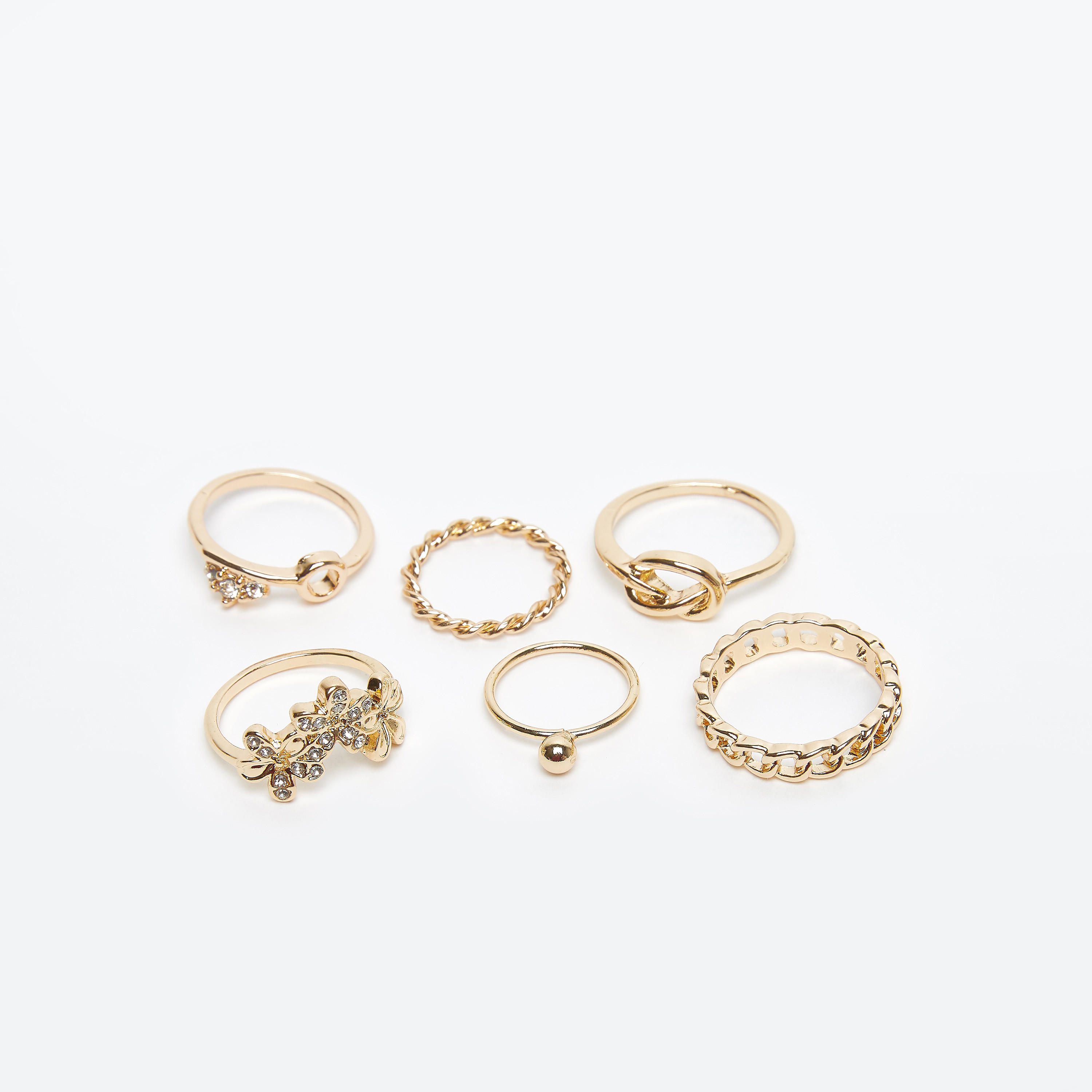 Set of 6 - Assorted Finger Rings-women-watchesandjewellery-jewellery-rings-image-1