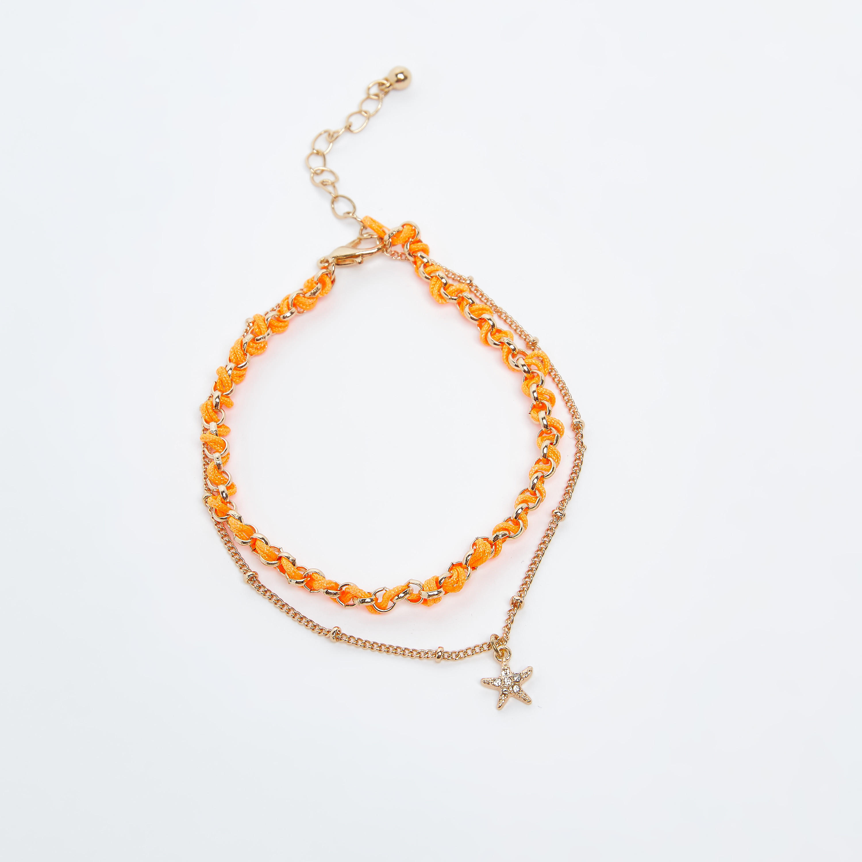 أساور متنوعة بمشبك إغلاق - طقم من 4 قطع-women-watchesandjewellery-jewellery-banglesandbracelets-image-3